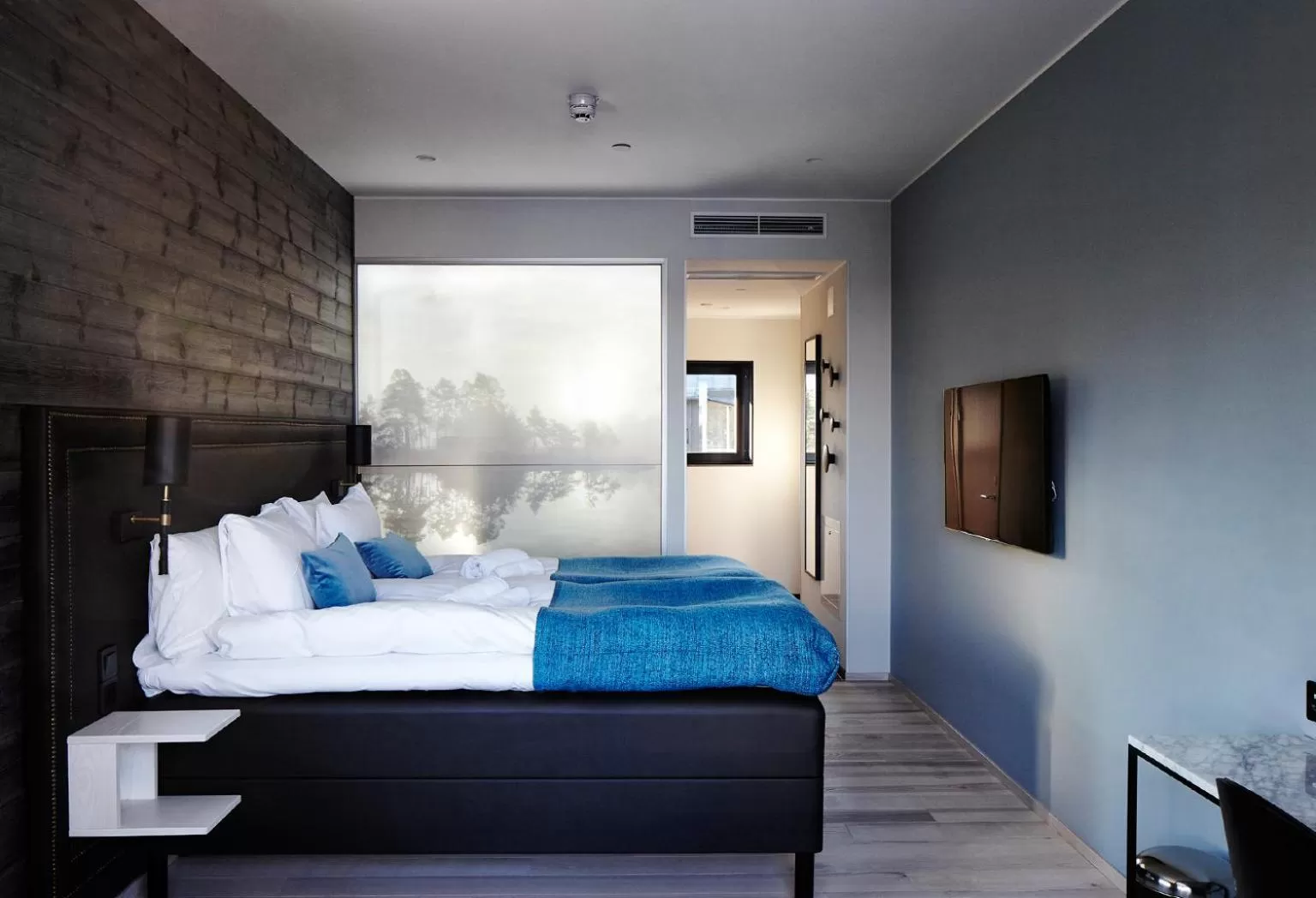 Twin Room with Garden View in Marholmen