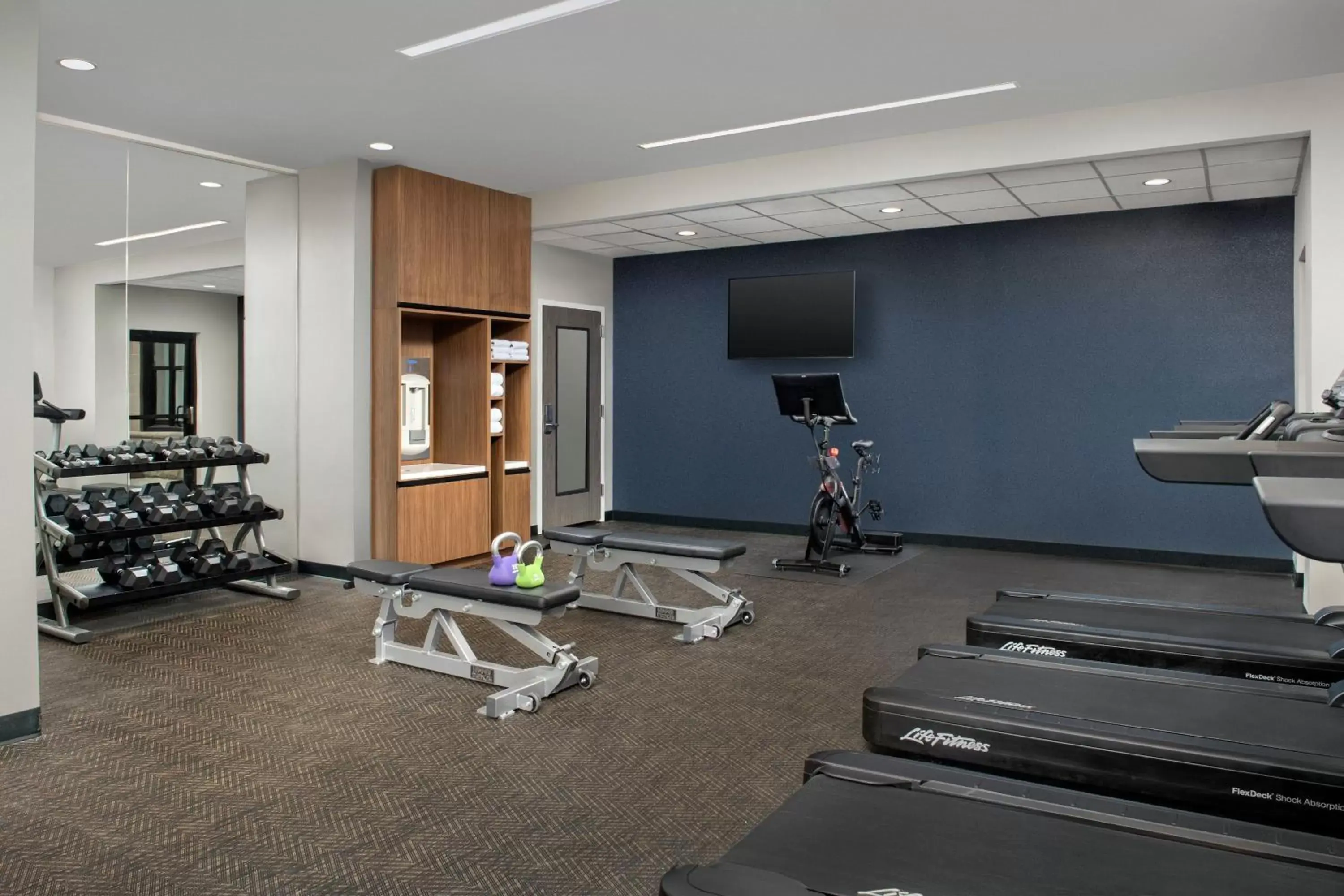 Fitness centre/facilities, Fitness Center/Facilities in Courtyard by Marriott Savannah Downtown - Historic District