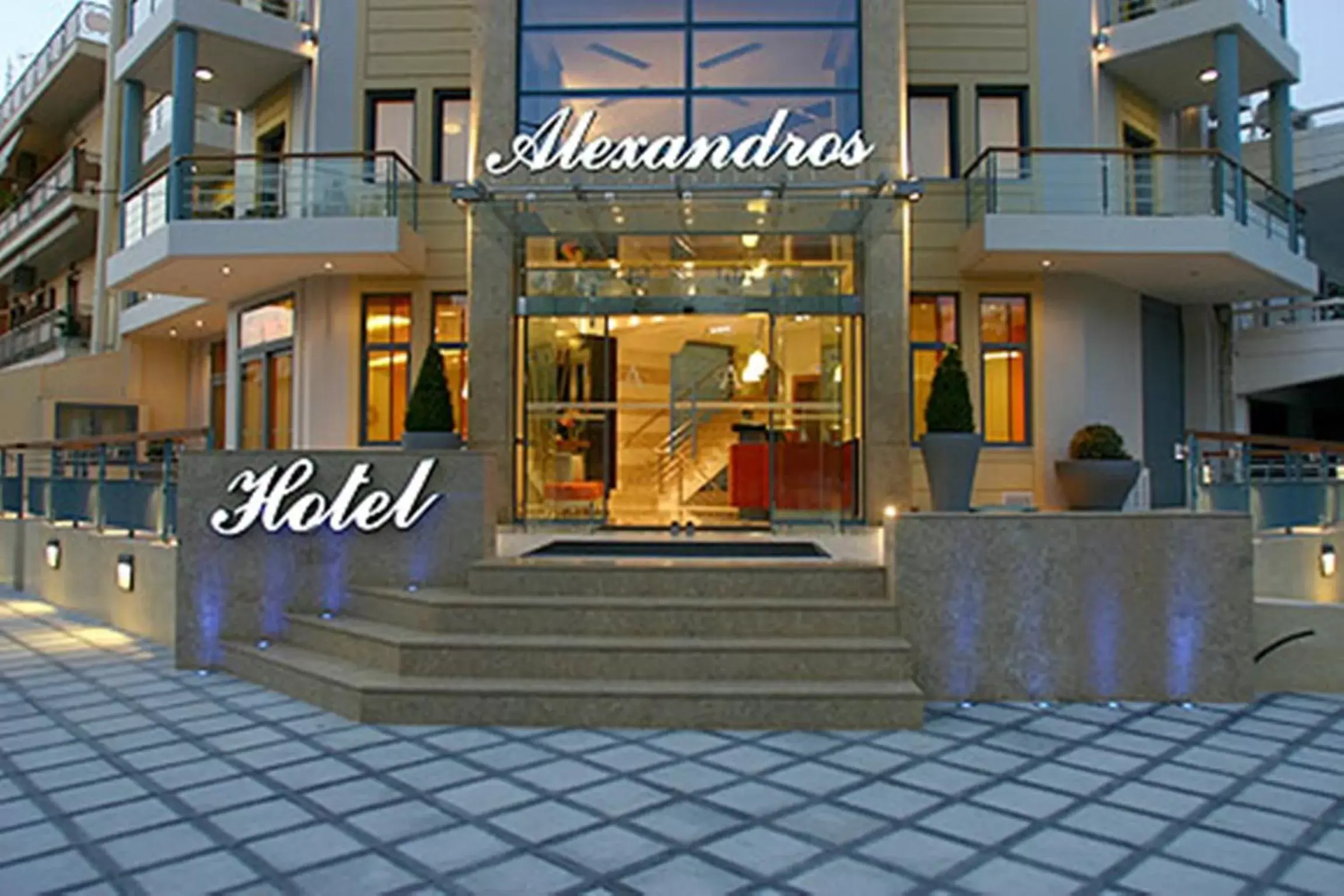 Facade/entrance in Alexandros Boutique Hotel