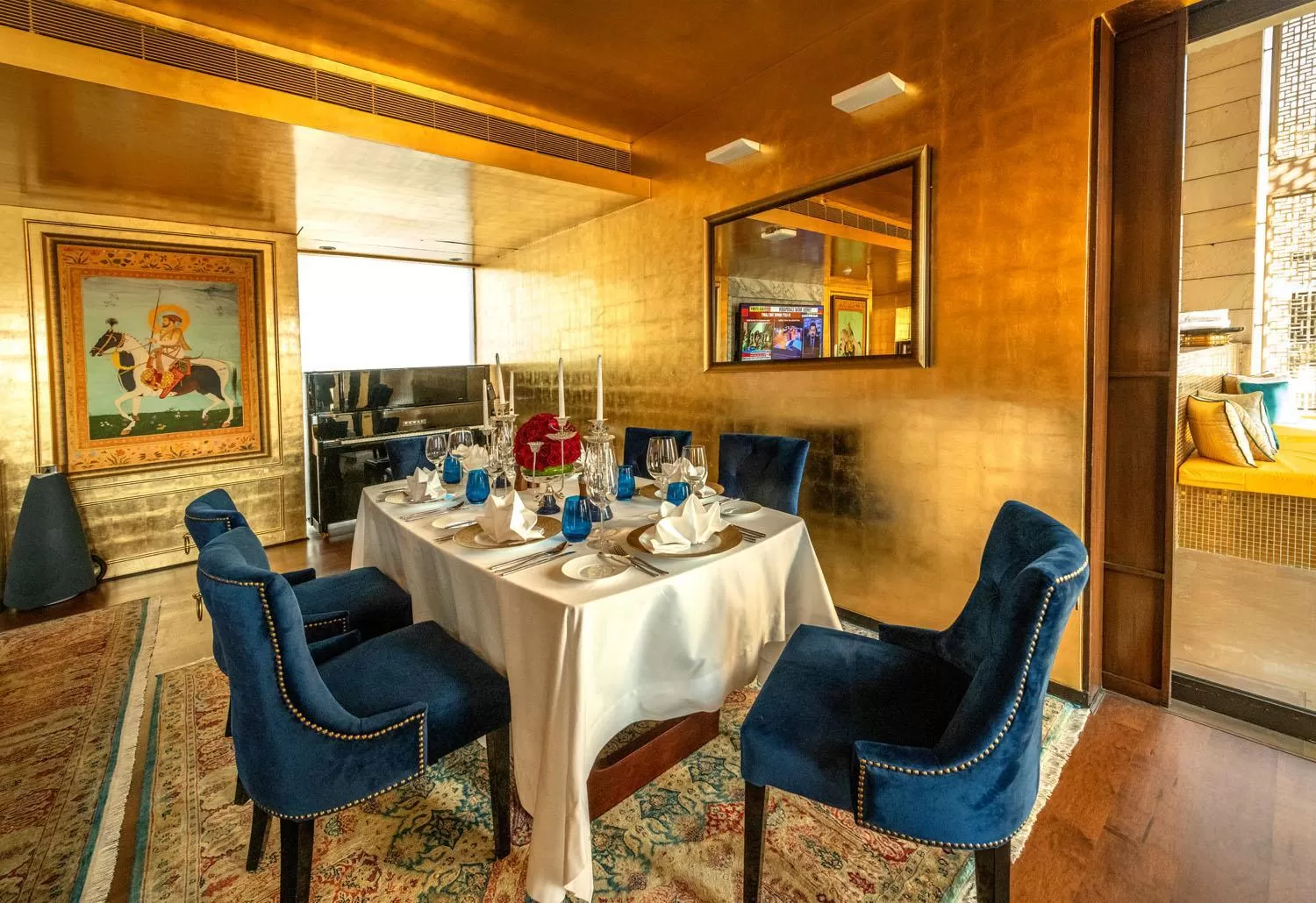 Dining area in The Lodhi – A member of The Leading Hotels Of The World