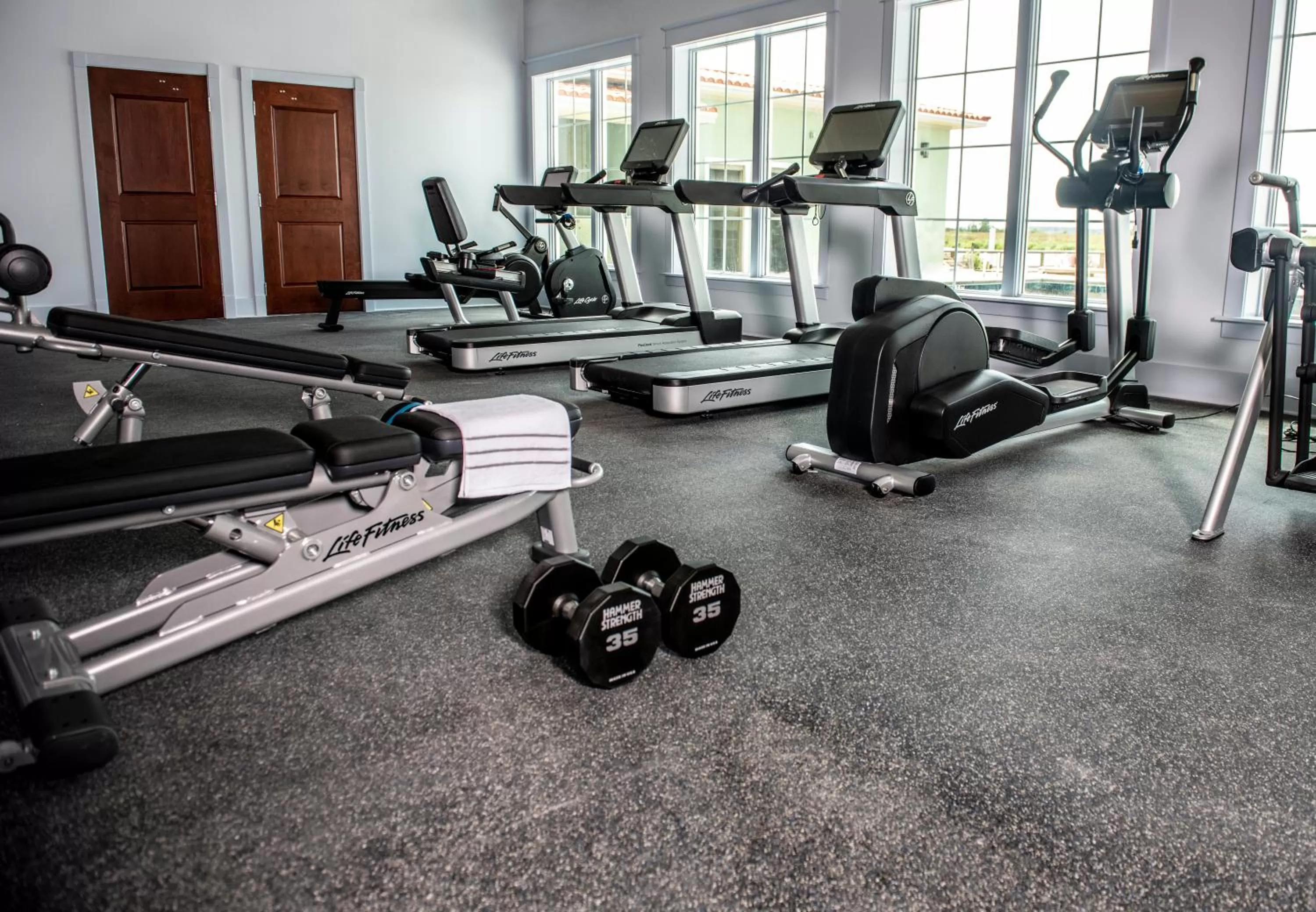 Fitness centre/facilities in Oaks on the River