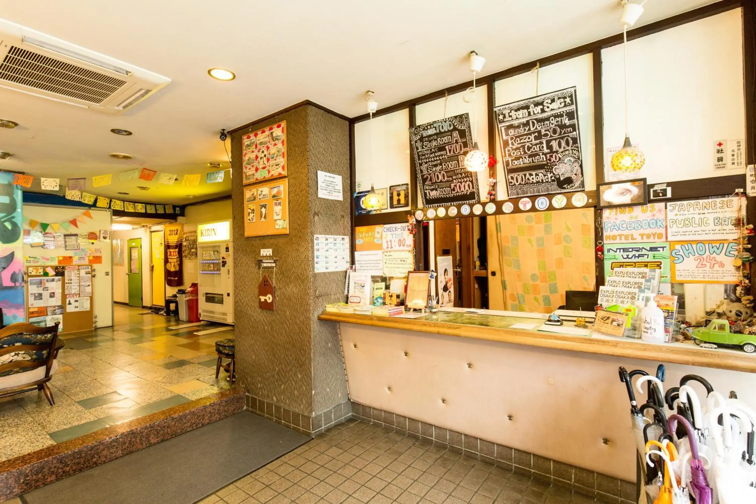 Lobby or reception in Backpackers Hotel Toyo