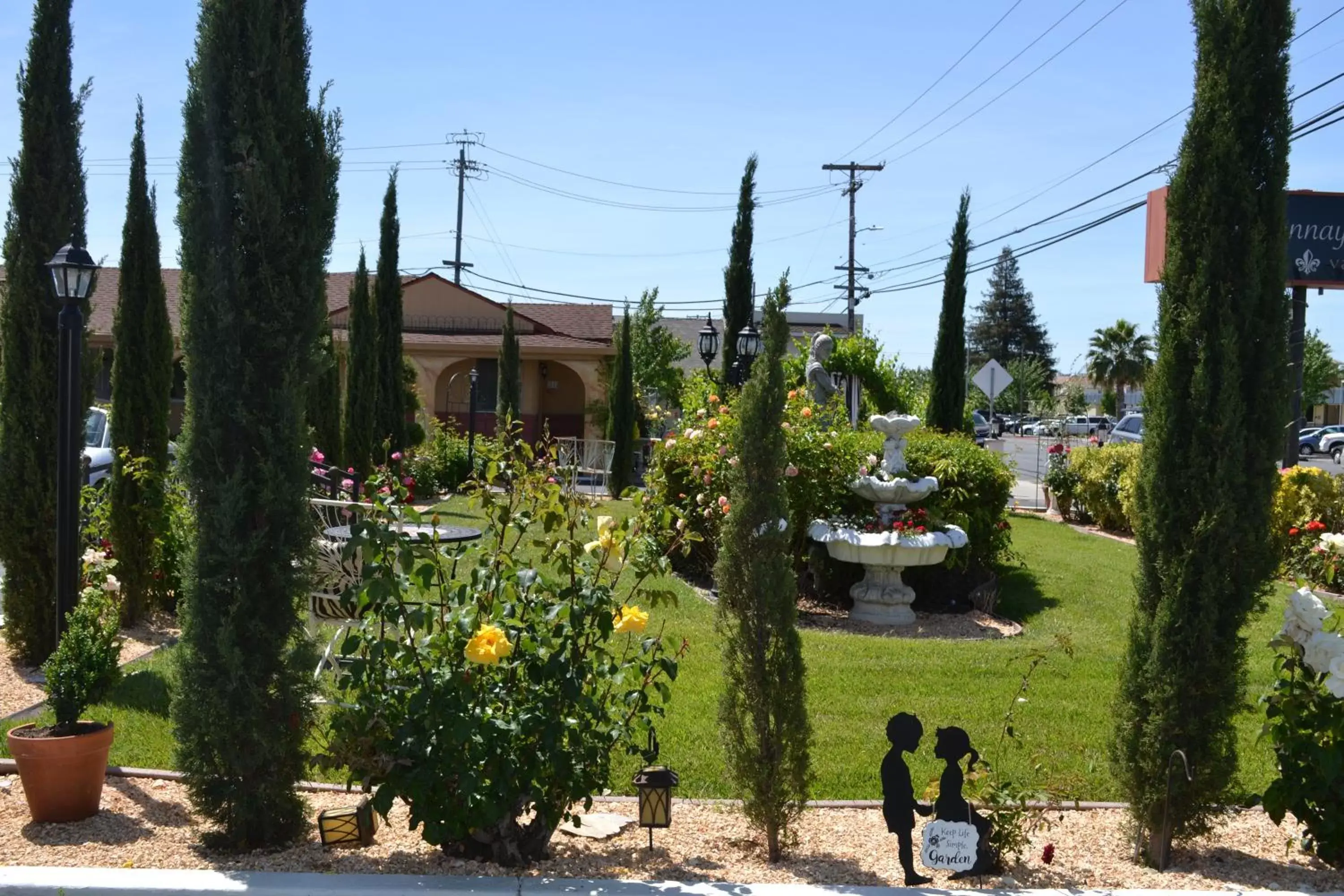 Garden in Chardonnay Lodge