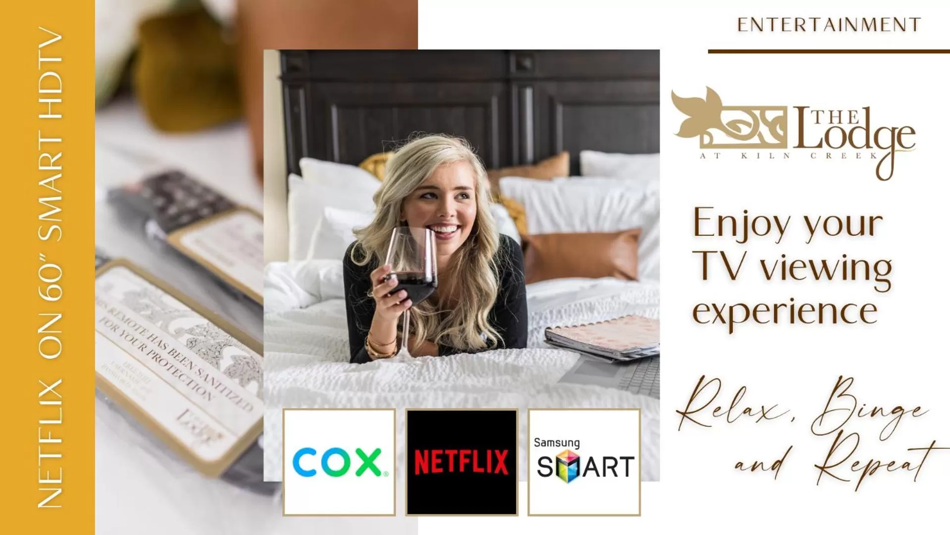 TV and multimedia in The Lodge at Kiln Creek Resort