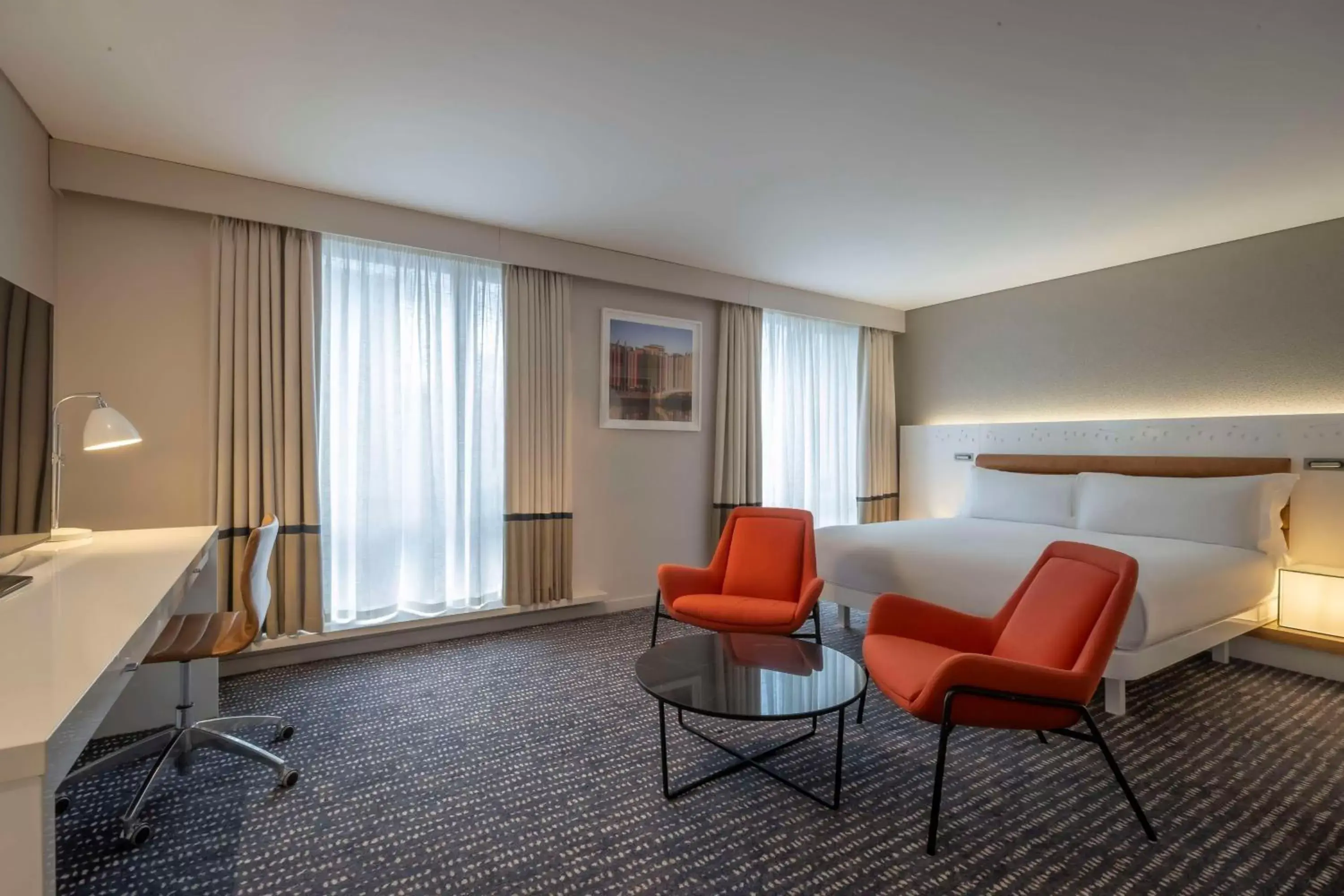 Bedroom, Seating Area in The Morrison Dublin, Curio Collection by Hilton