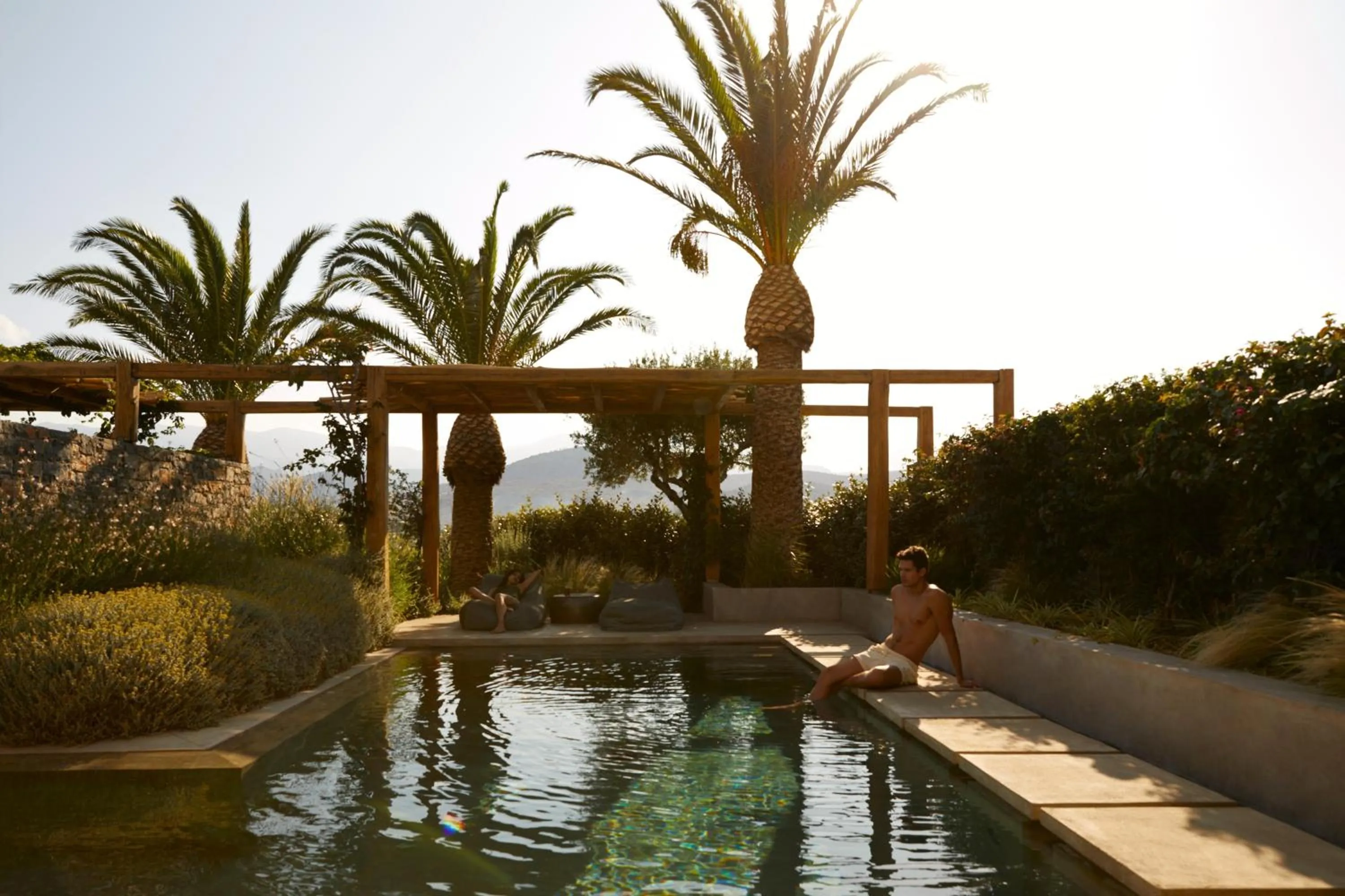 Swimming pool in Minos Palace Resort - Adults Only