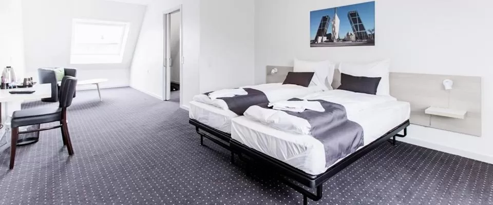Bed in Hotel Tante Lemvig