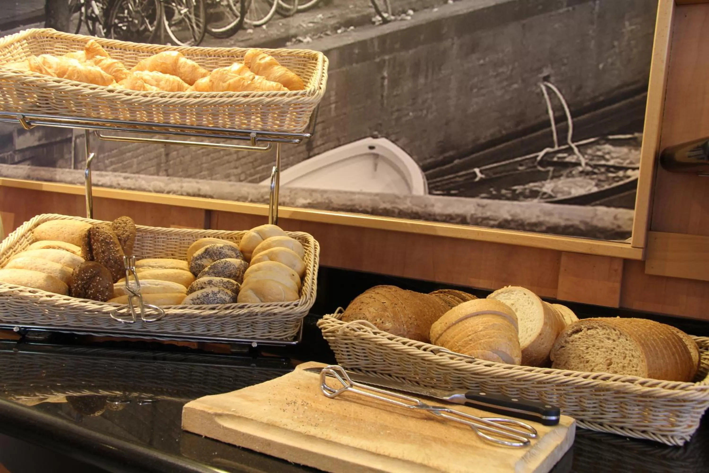Continental breakfast in Bastion Hotel Amsterdam Zuidwest