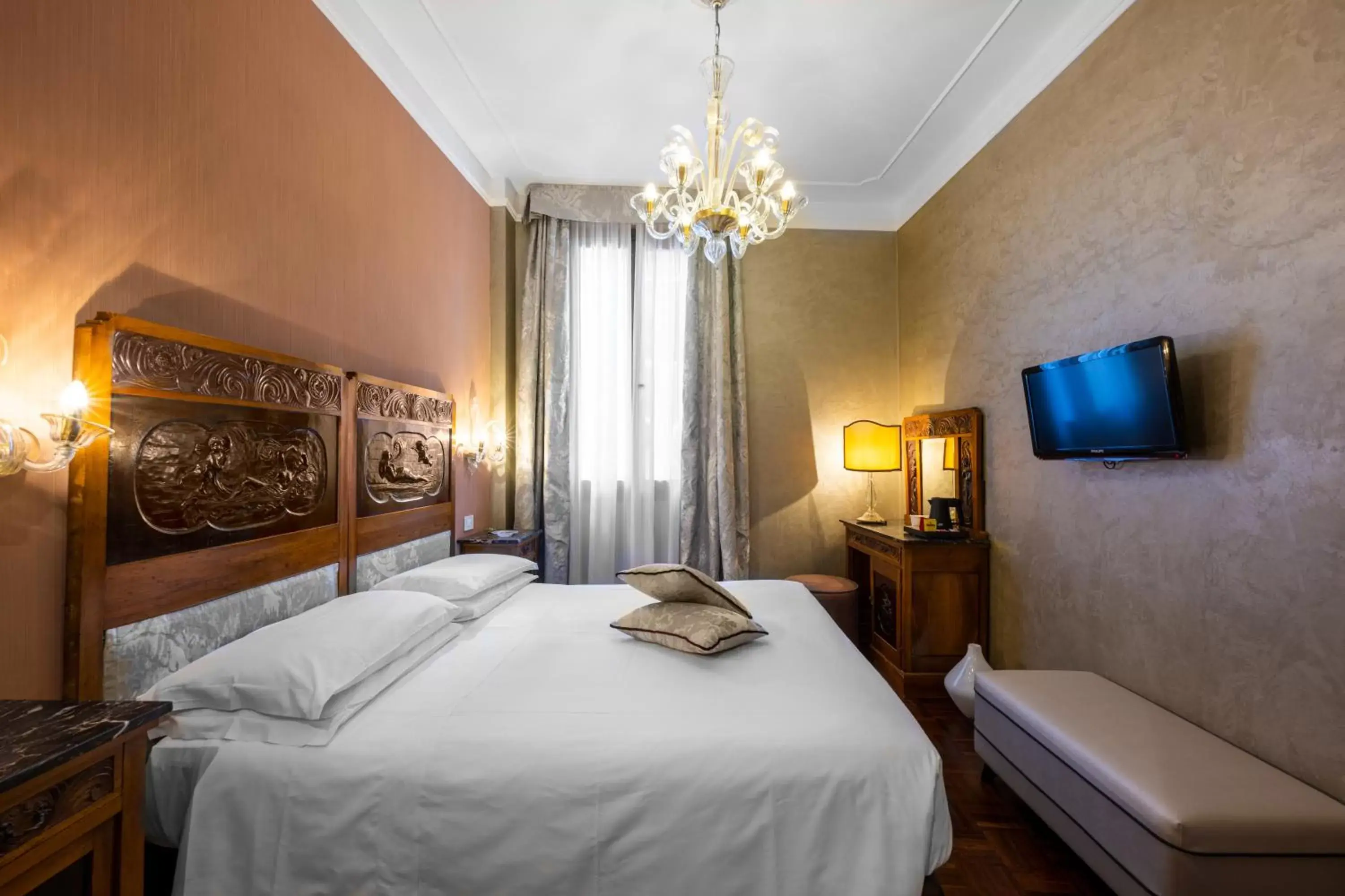 Bed in Hotel Campiello