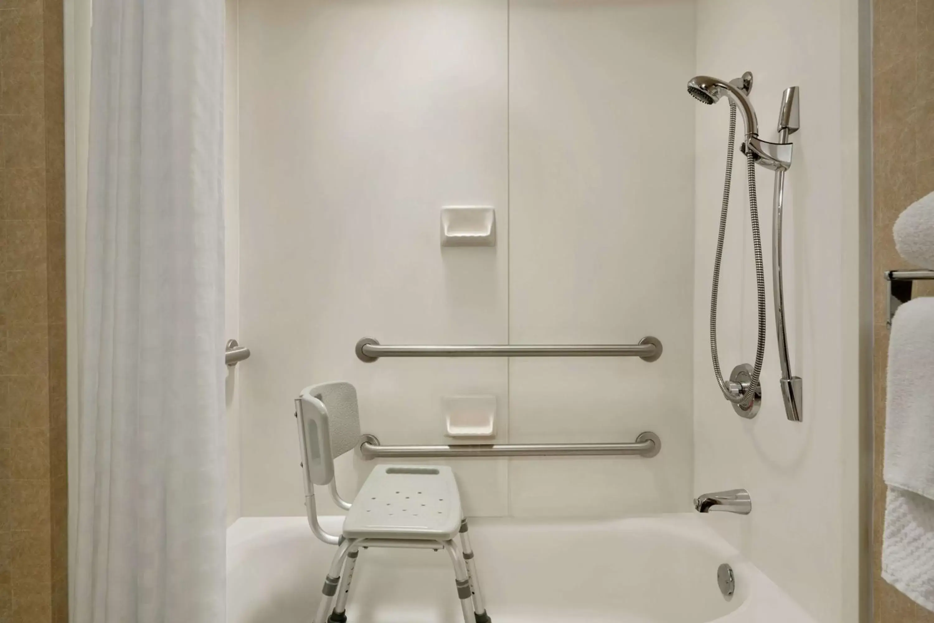 Bathroom in Embassy Suites by Hilton Tampa USF Near Busch Gardens
