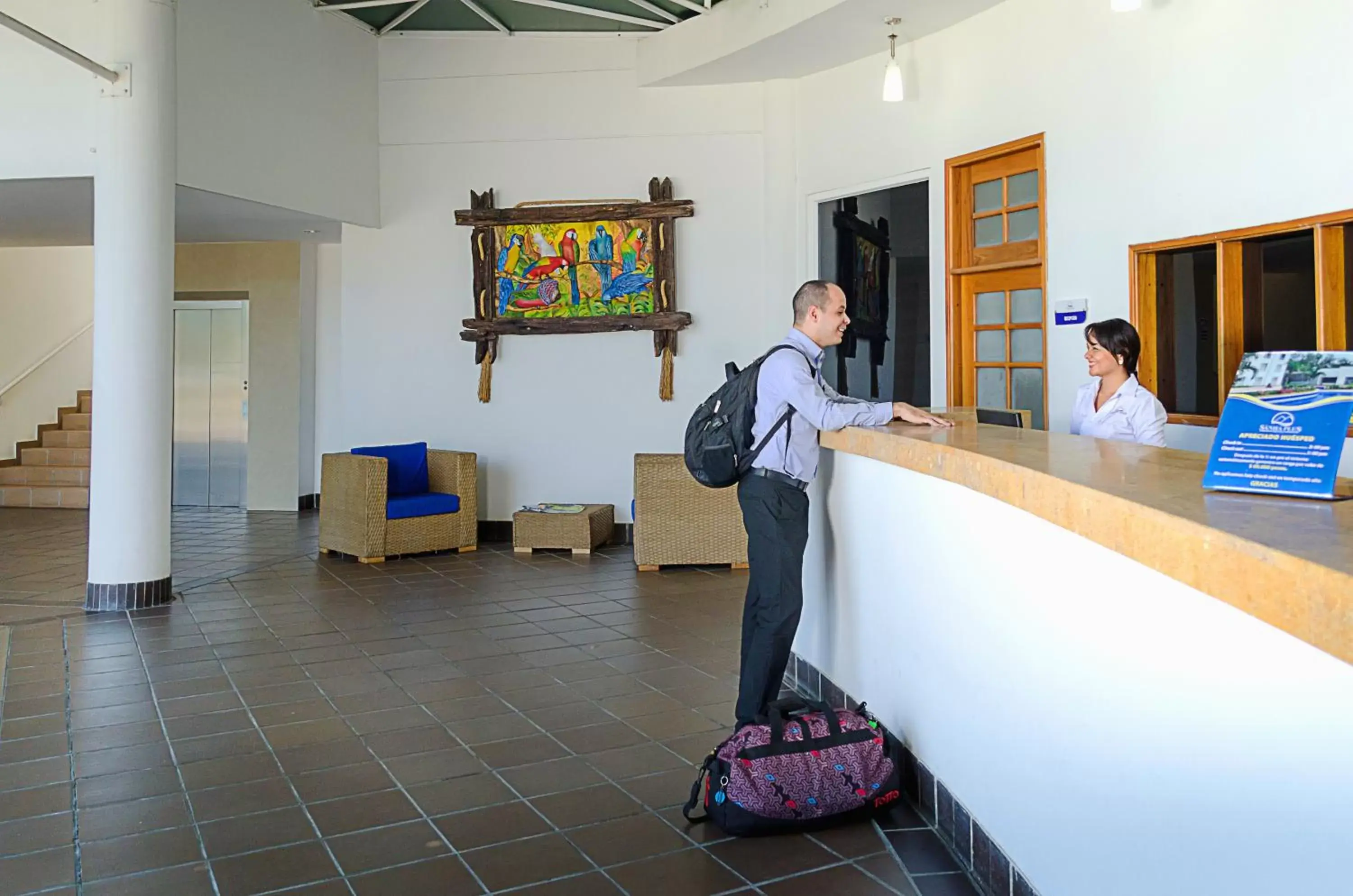 Lobby or reception in Sanha Plus Hotel