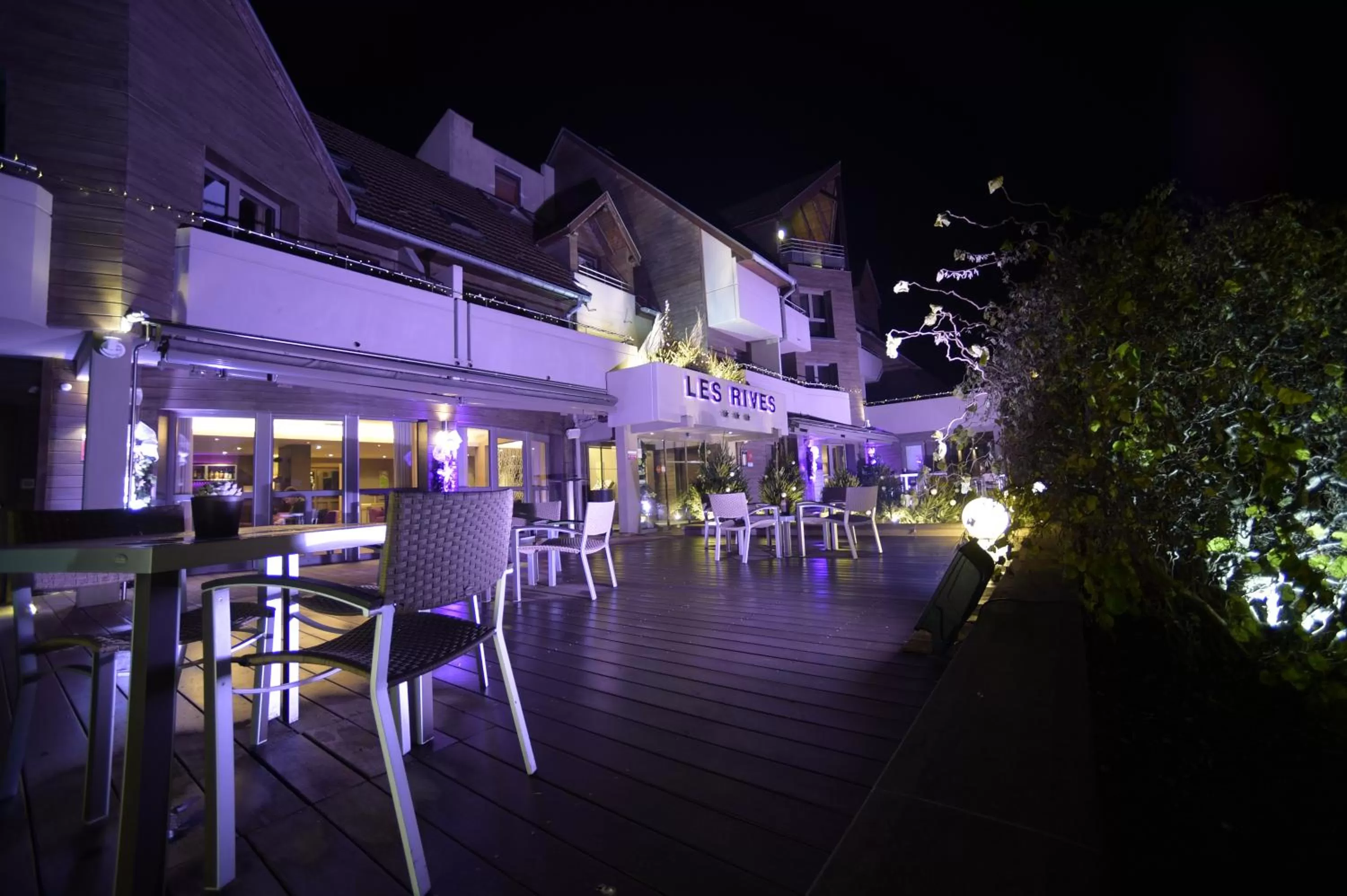 Balcony/Terrace in Hôtel Les Rives