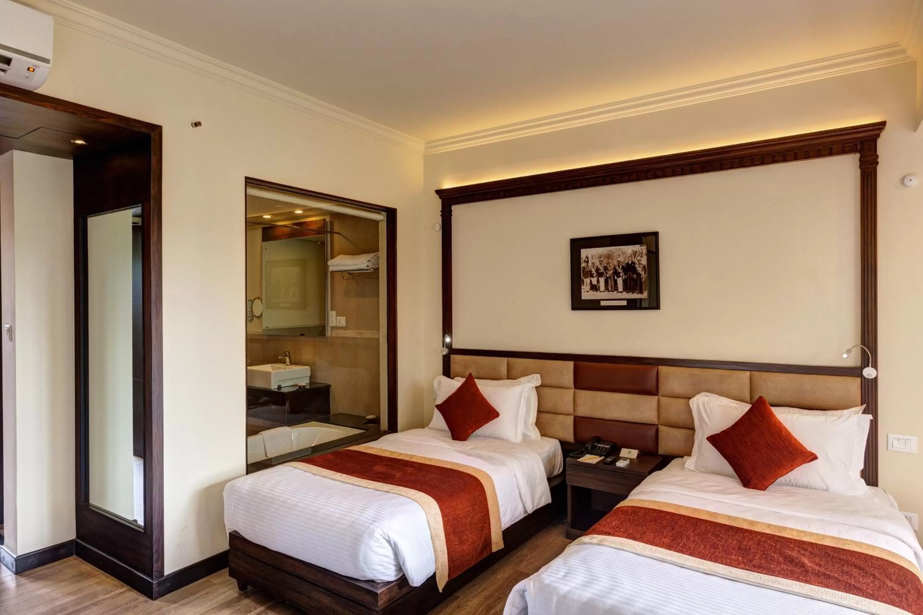 Bed in Gokarna Forest Resort Kathmandu