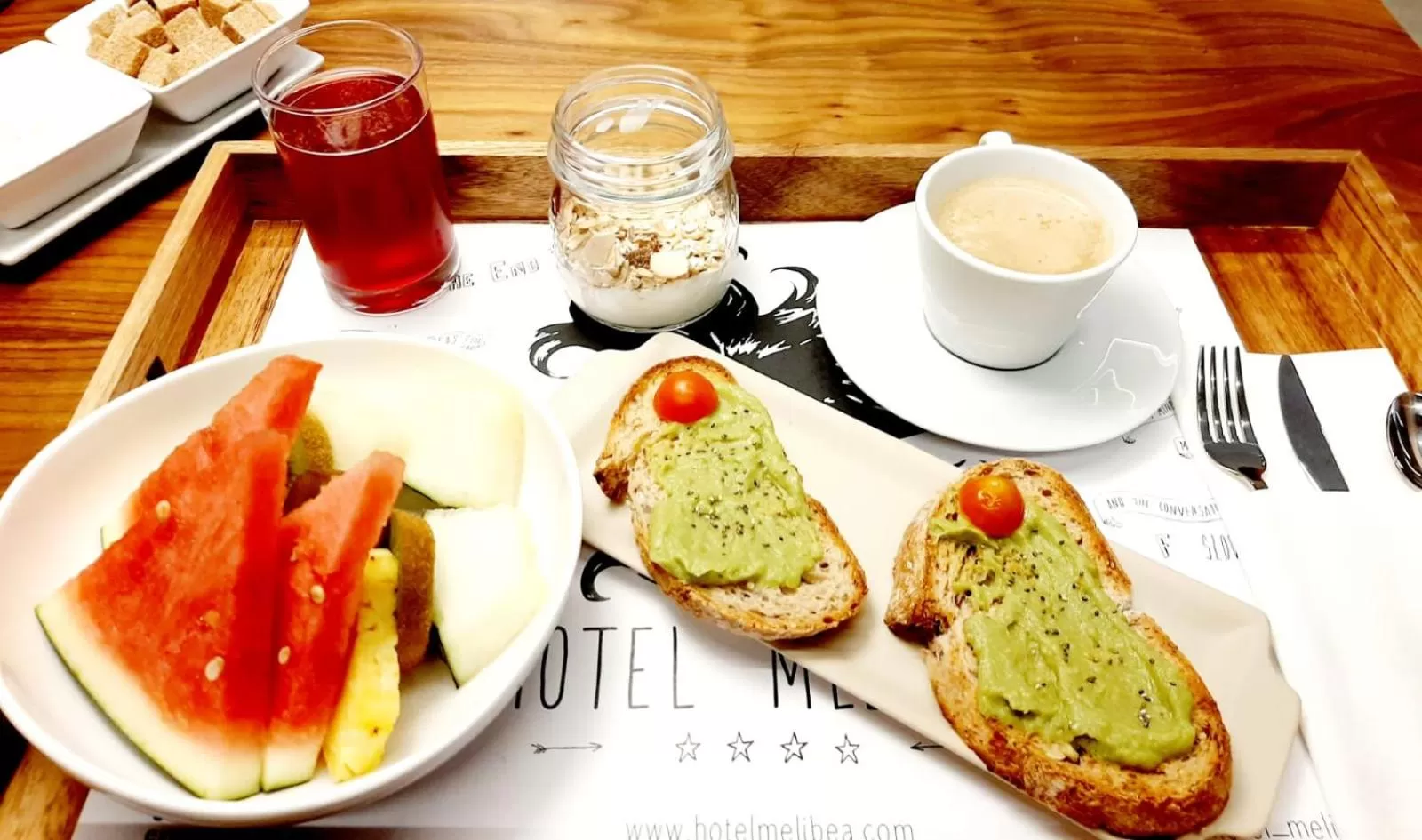 Food in Hotel Melibea by gaiarooms