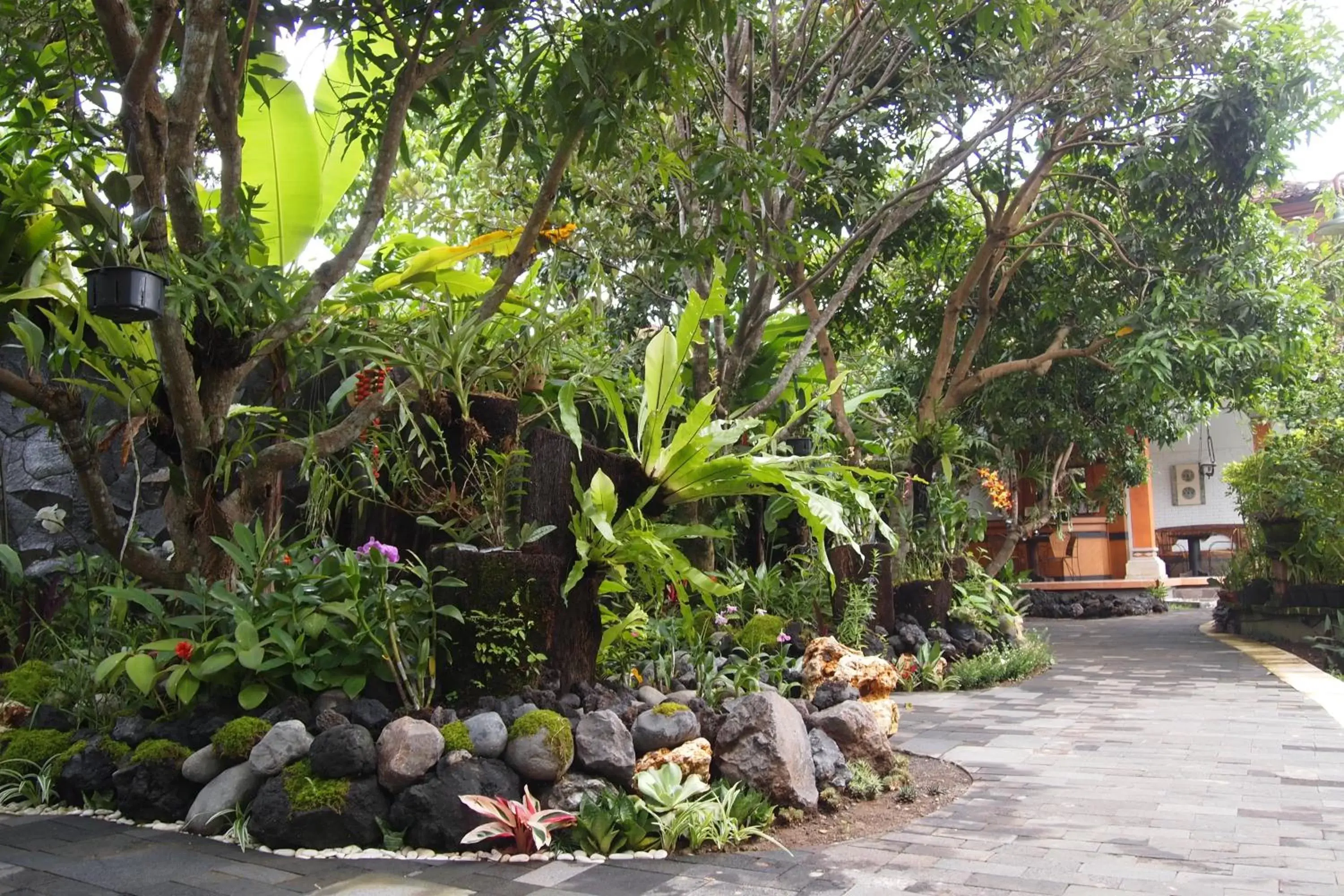 Garden view in Yulia Village Inn Ubud