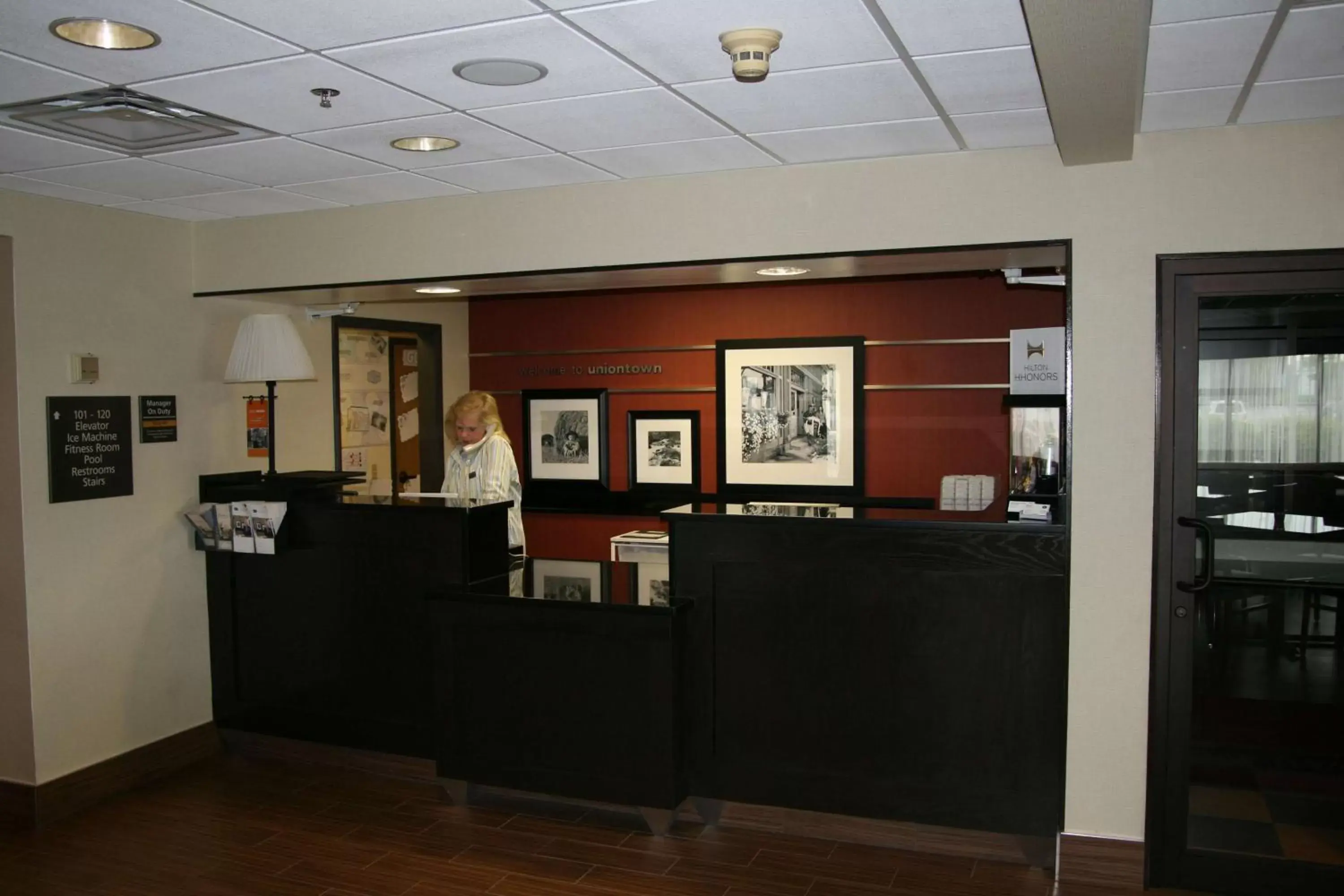 Lobby or reception, Lobby/Reception in Hampton Inn Uniontown