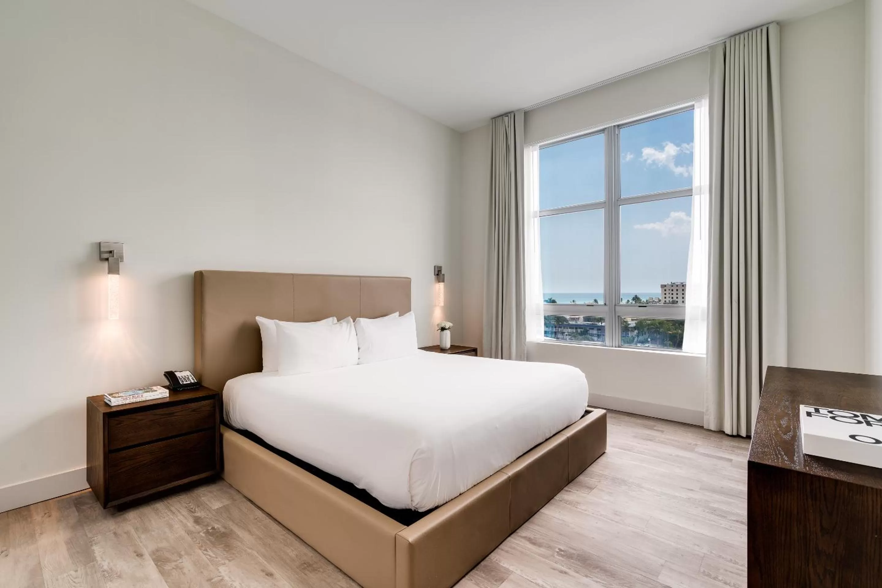 View (from property/room), Bed in Costa Hollywood Beach Resort - An All Suite Hotel