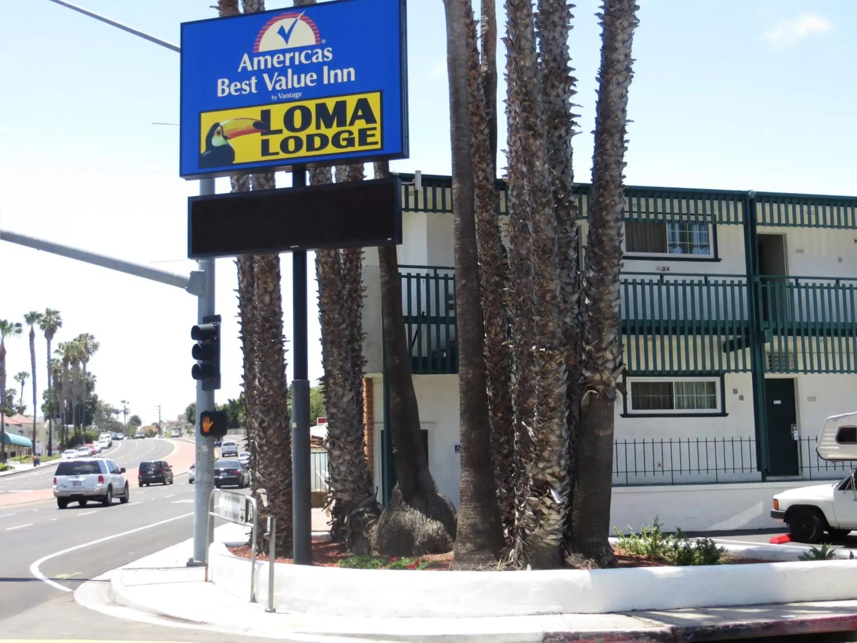 Property logo or sign, Property Building in Americas Best Value Inn Loma Lodge