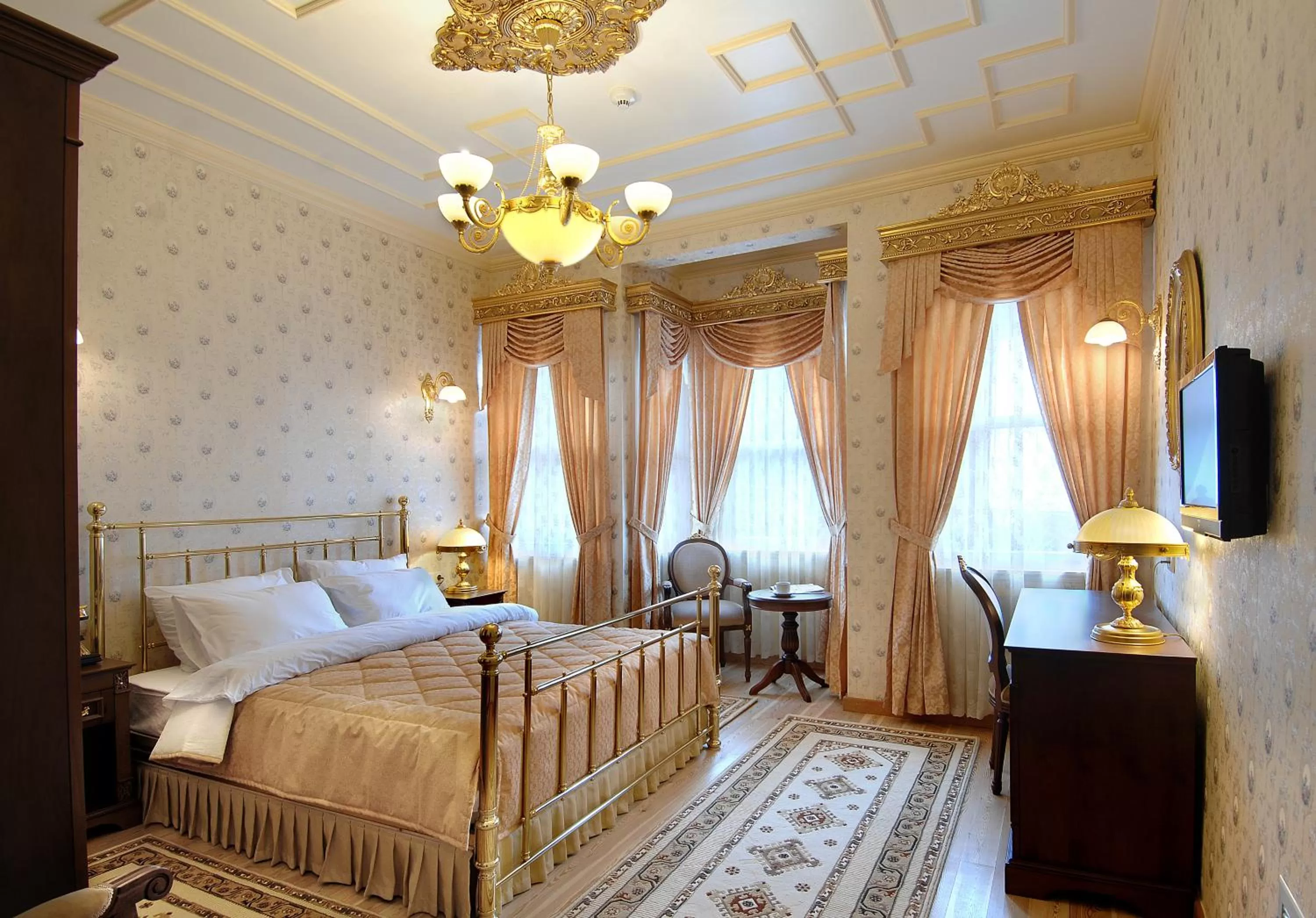 Bedroom, Bed in Darussaade Hotel Old City - Sultanahmet