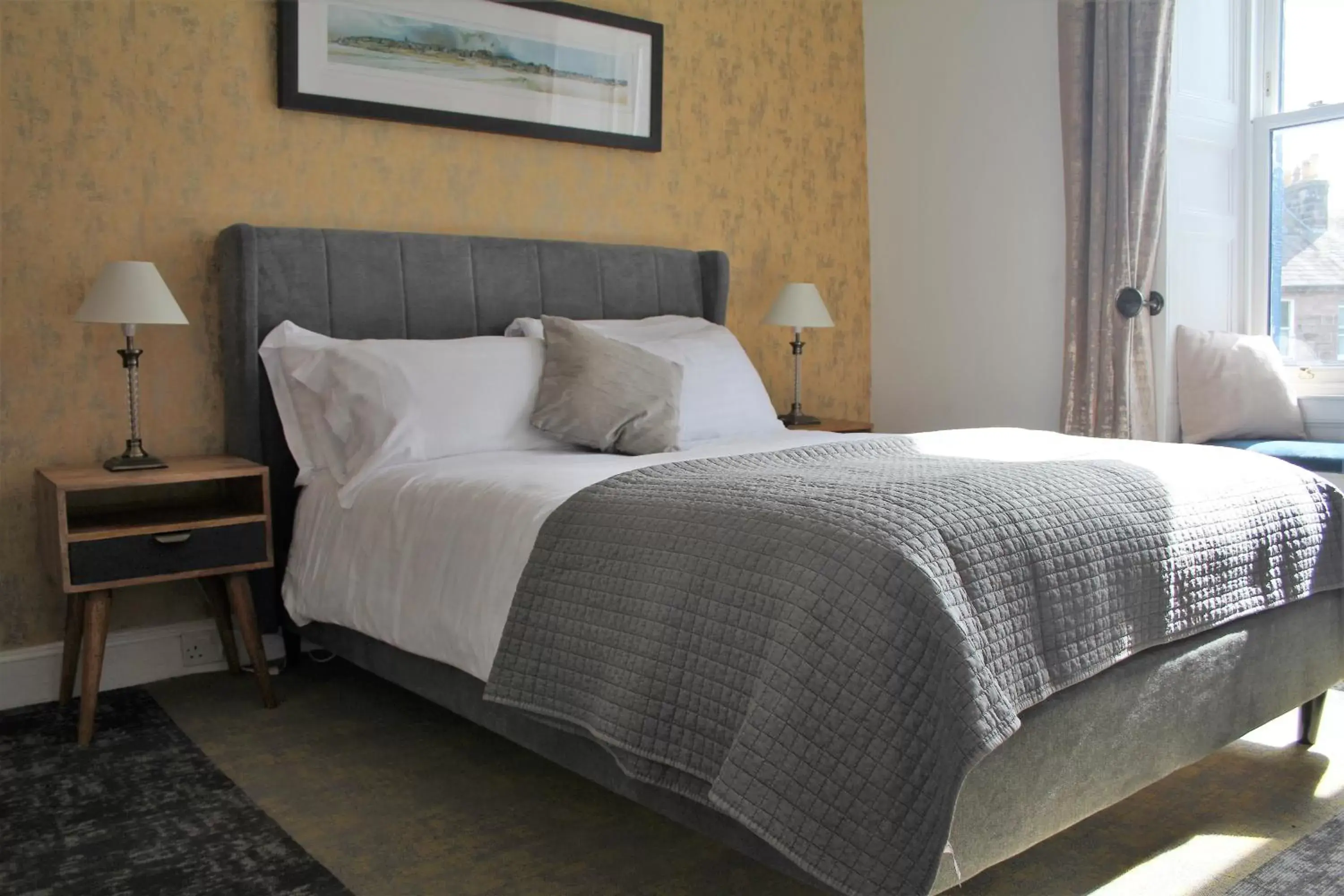 Bedroom, Bed in The Kirkcudbright Bay Hotel