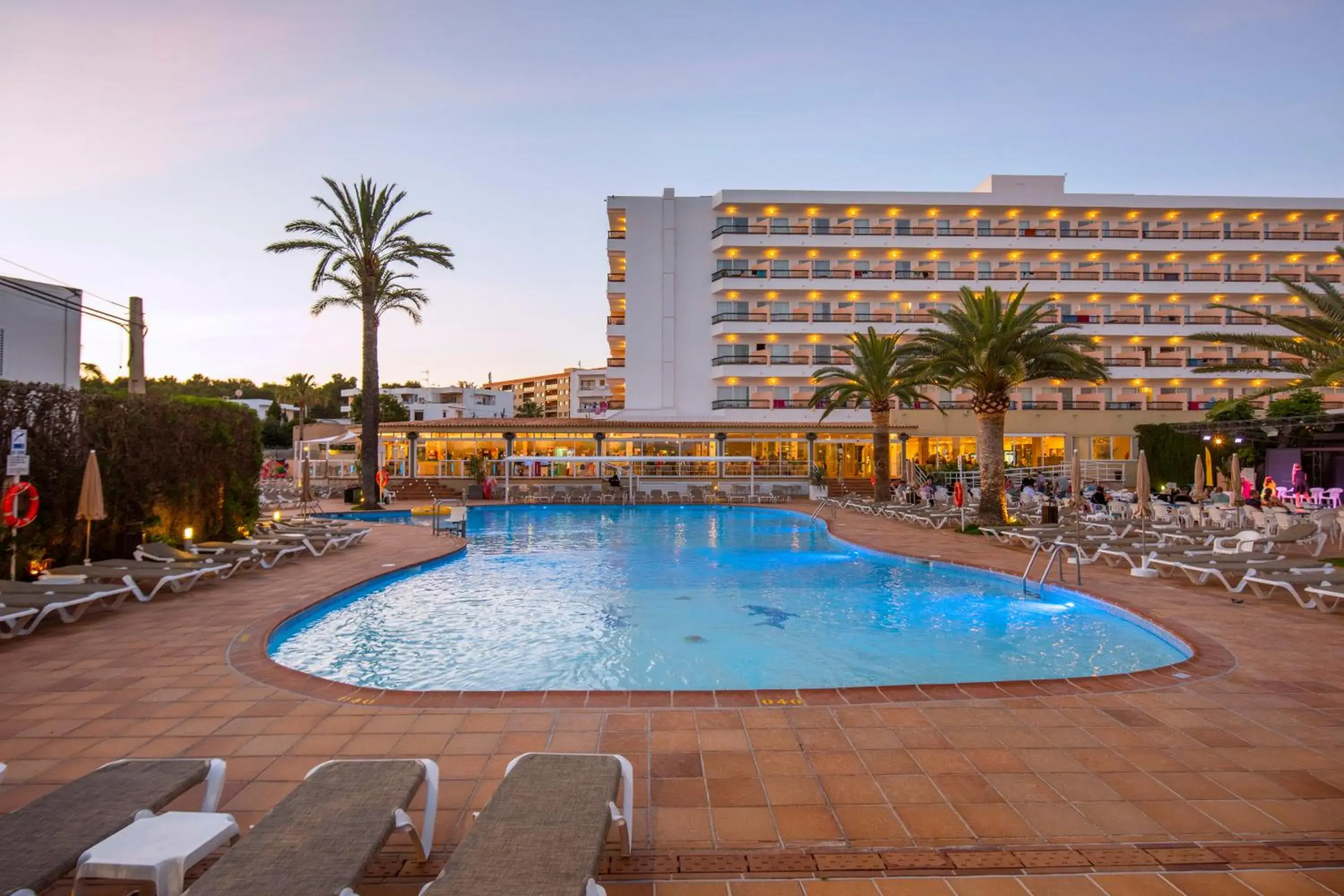 Swimming Pool in Hotel Caribe