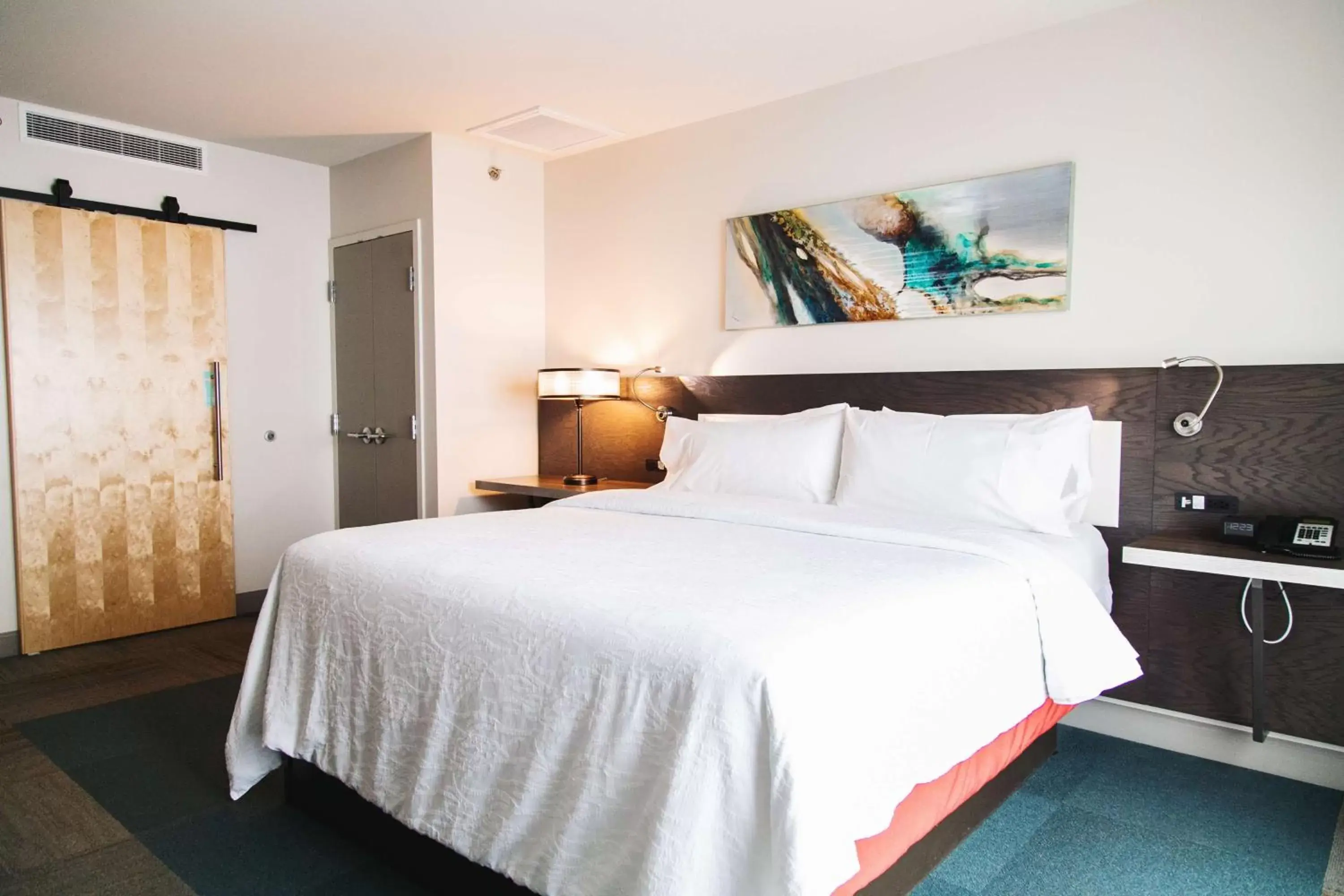 Bed in Hilton Garden Inn Fredericton