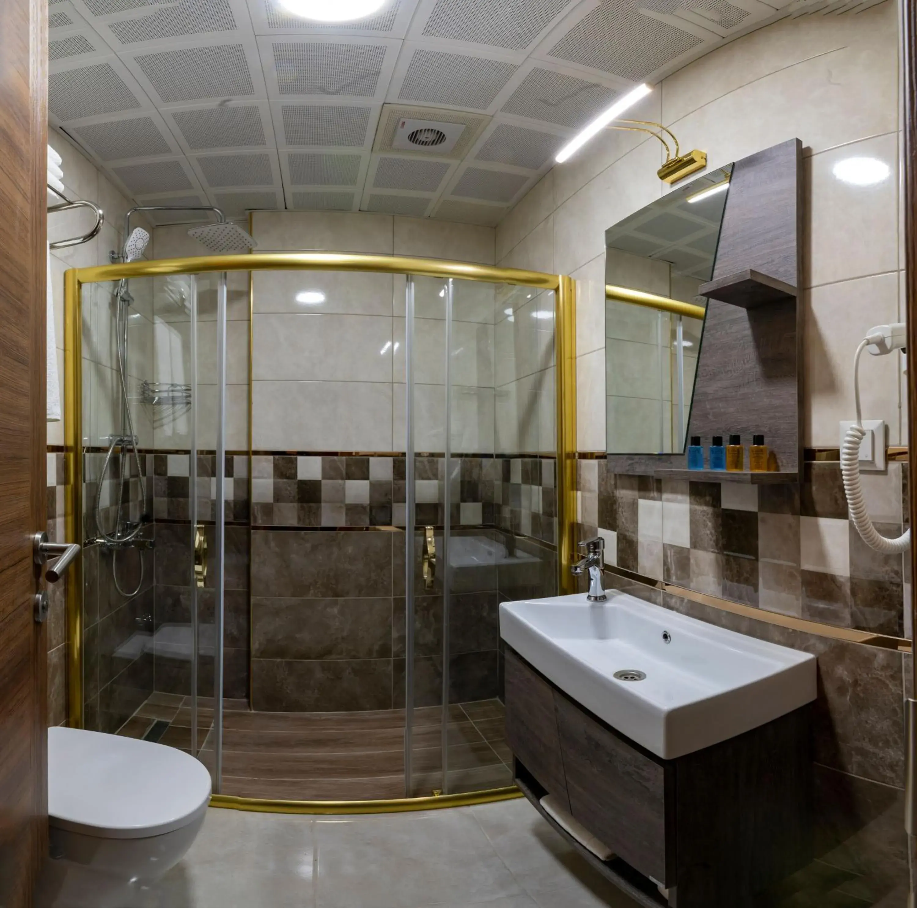 Sauna, Bathroom in New Emin Hotel