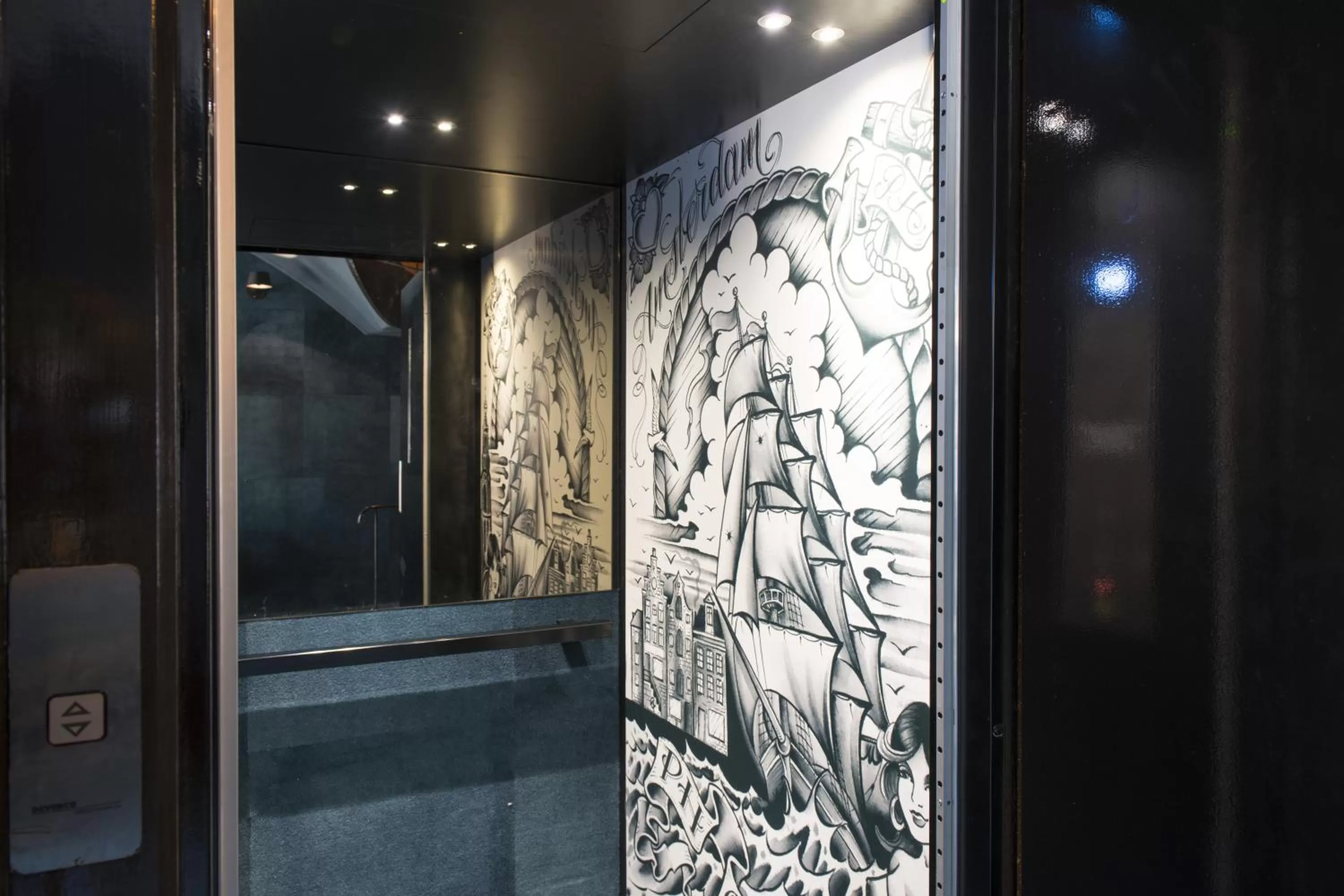 Decorative detail in Boutique Hotel Oosteinde