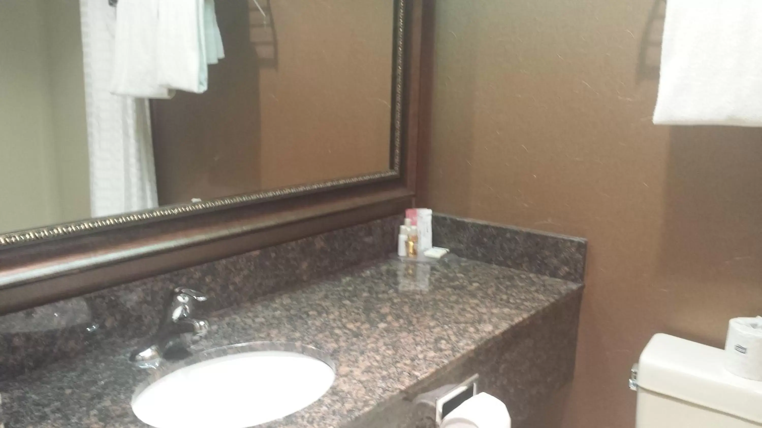 Bathroom in Travelodge by Wyndham Lloydminster