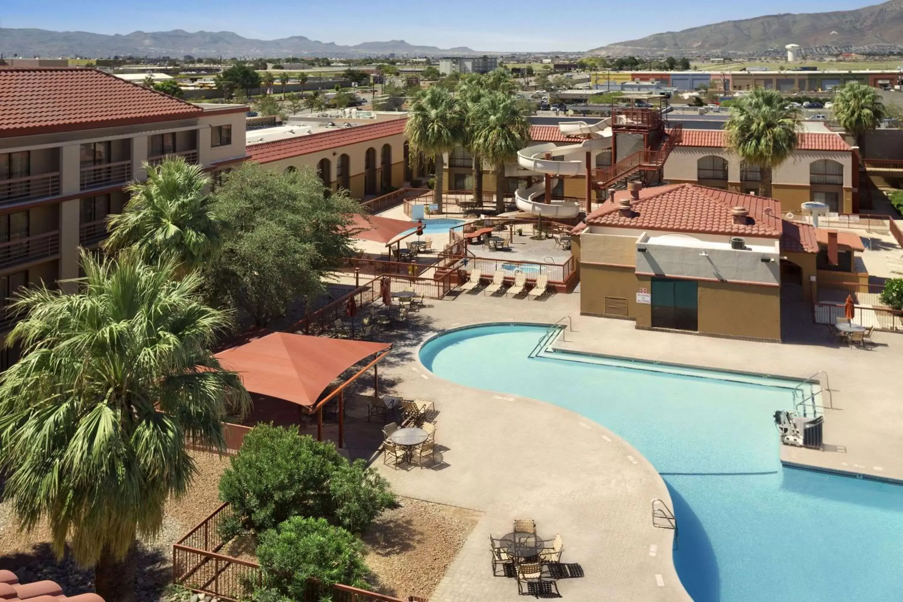 On site, Pool View in Wyndham El Paso Airport and Water Park