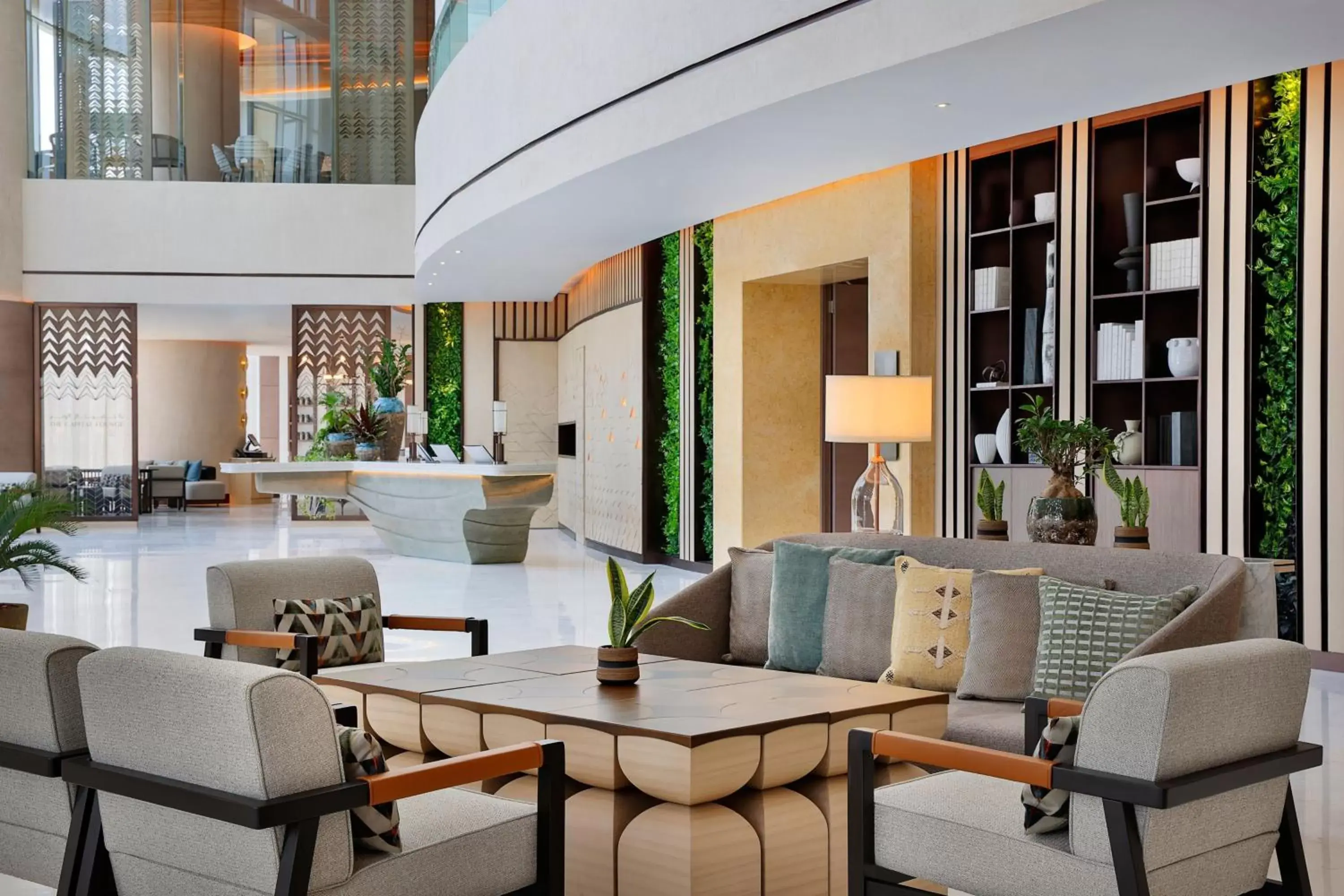 Lounge or bar, Lobby/Reception in JW Marriott Hotel Riyadh