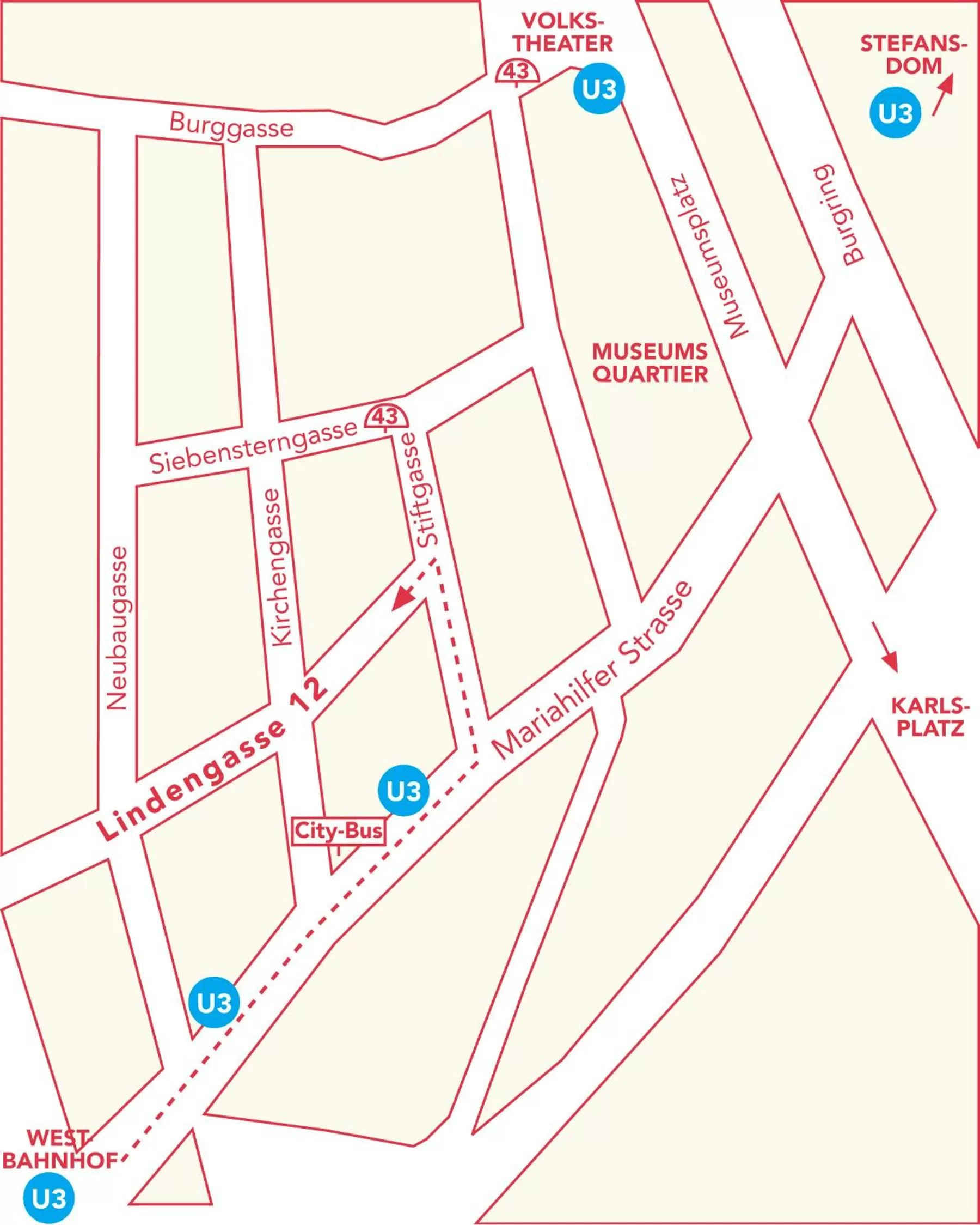 Area and facilities in HENRI Hotel Wien Siebterbezirk