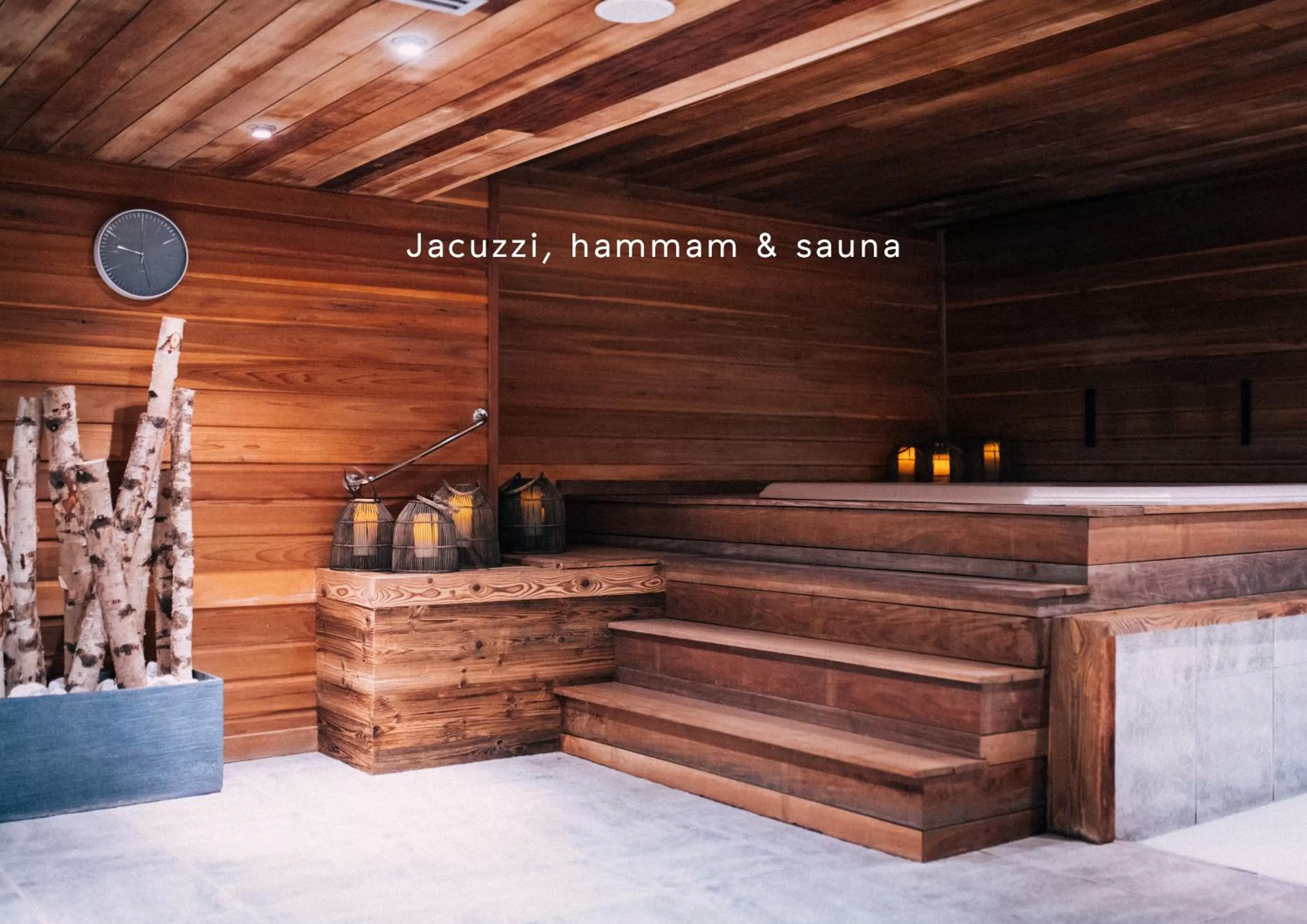 Sauna in Hôtel L'Arboisie