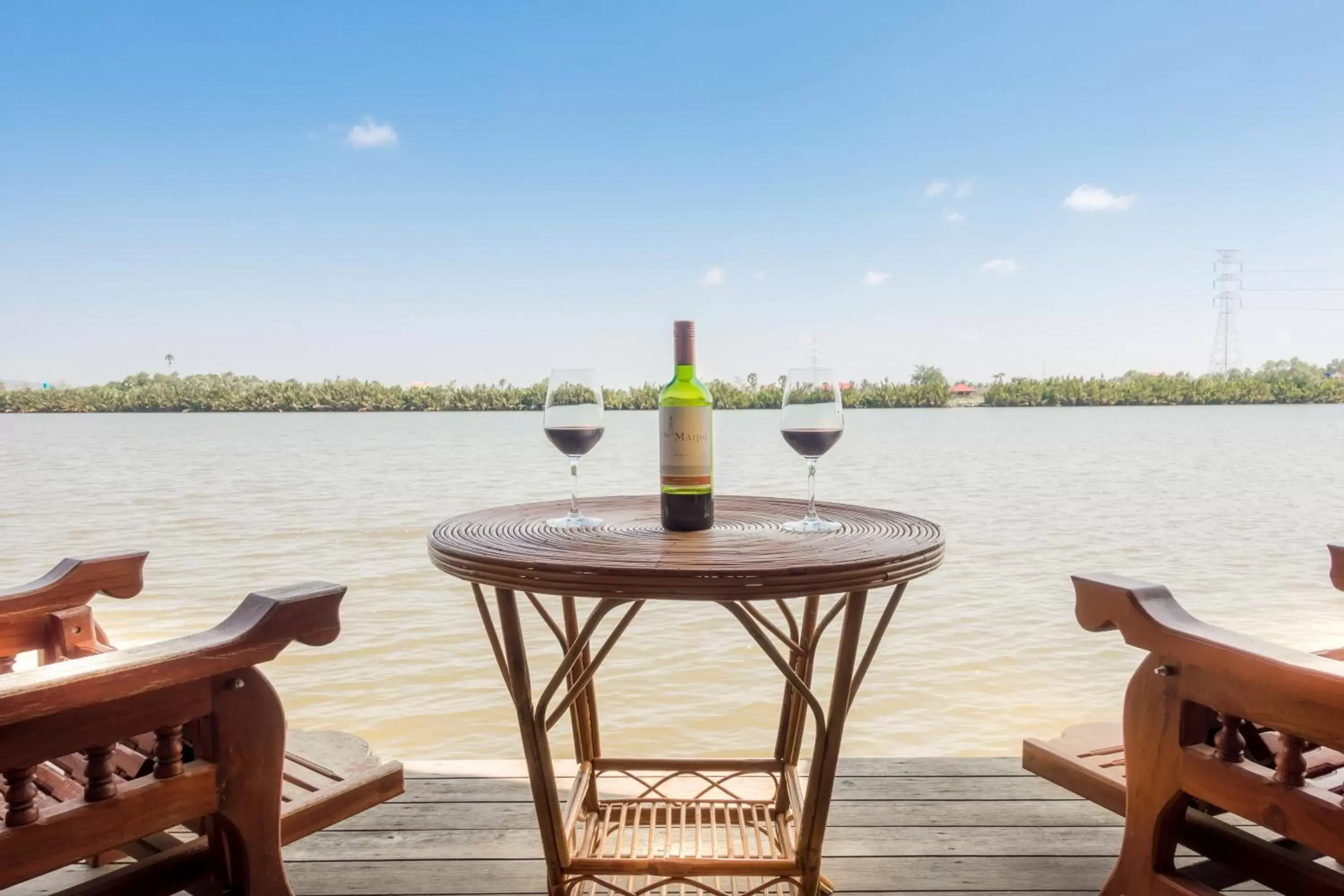 River view in Bamboo Bungalow