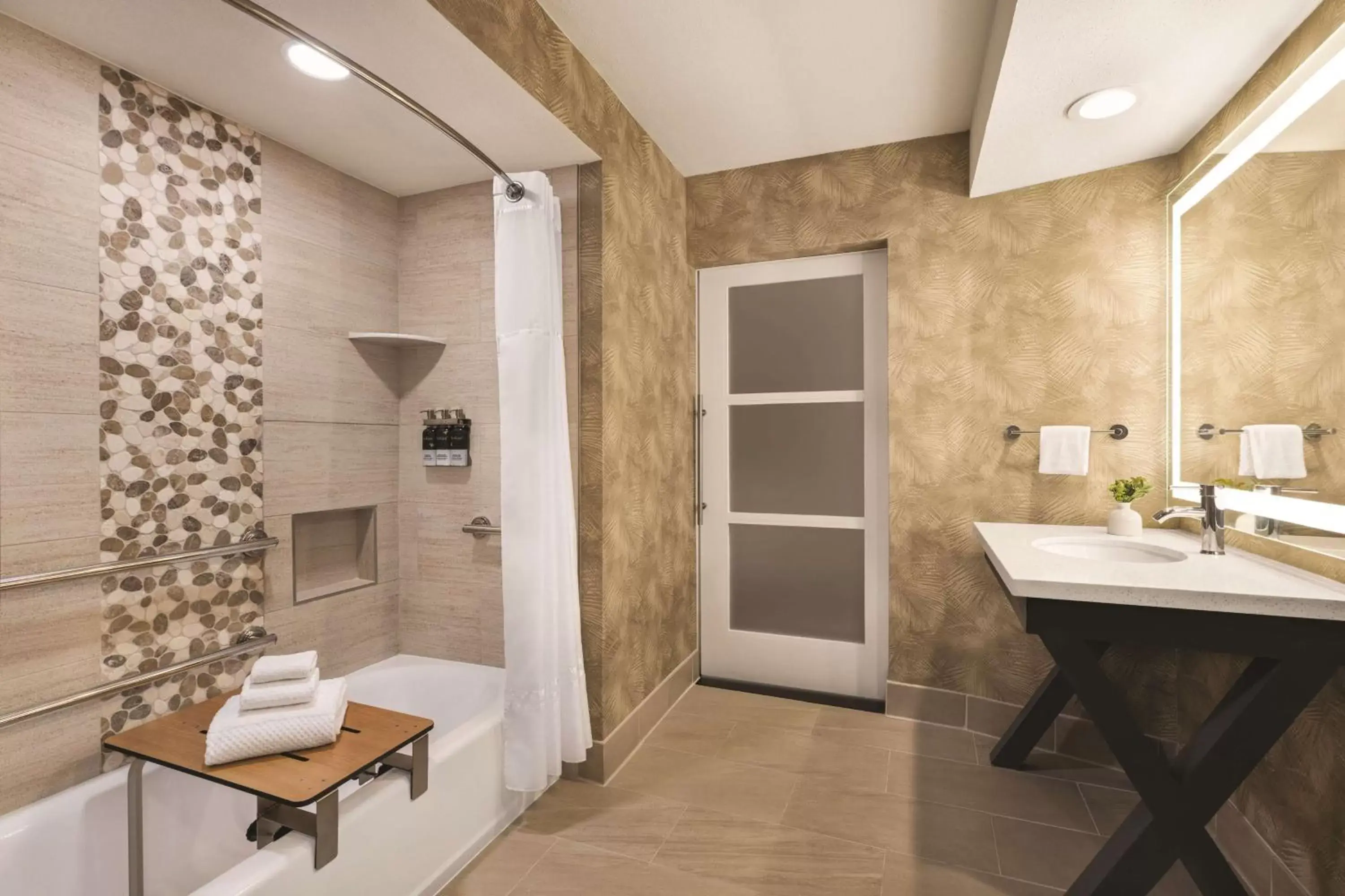 Bathroom in Zachari Dunes on Mandalay Beach, Curio Collection by Hilton