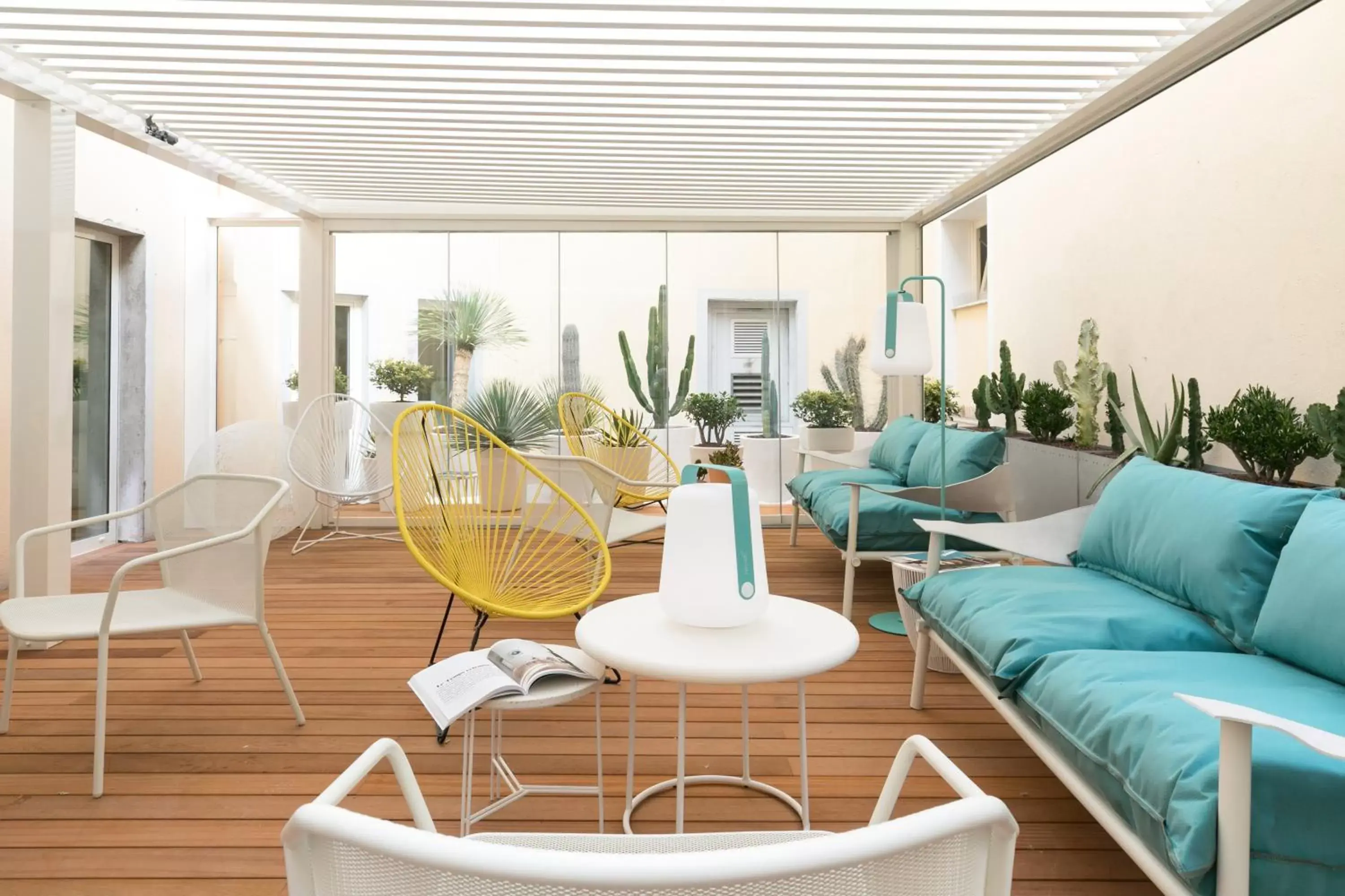 Patio in The Deck Hotel by Happyculture