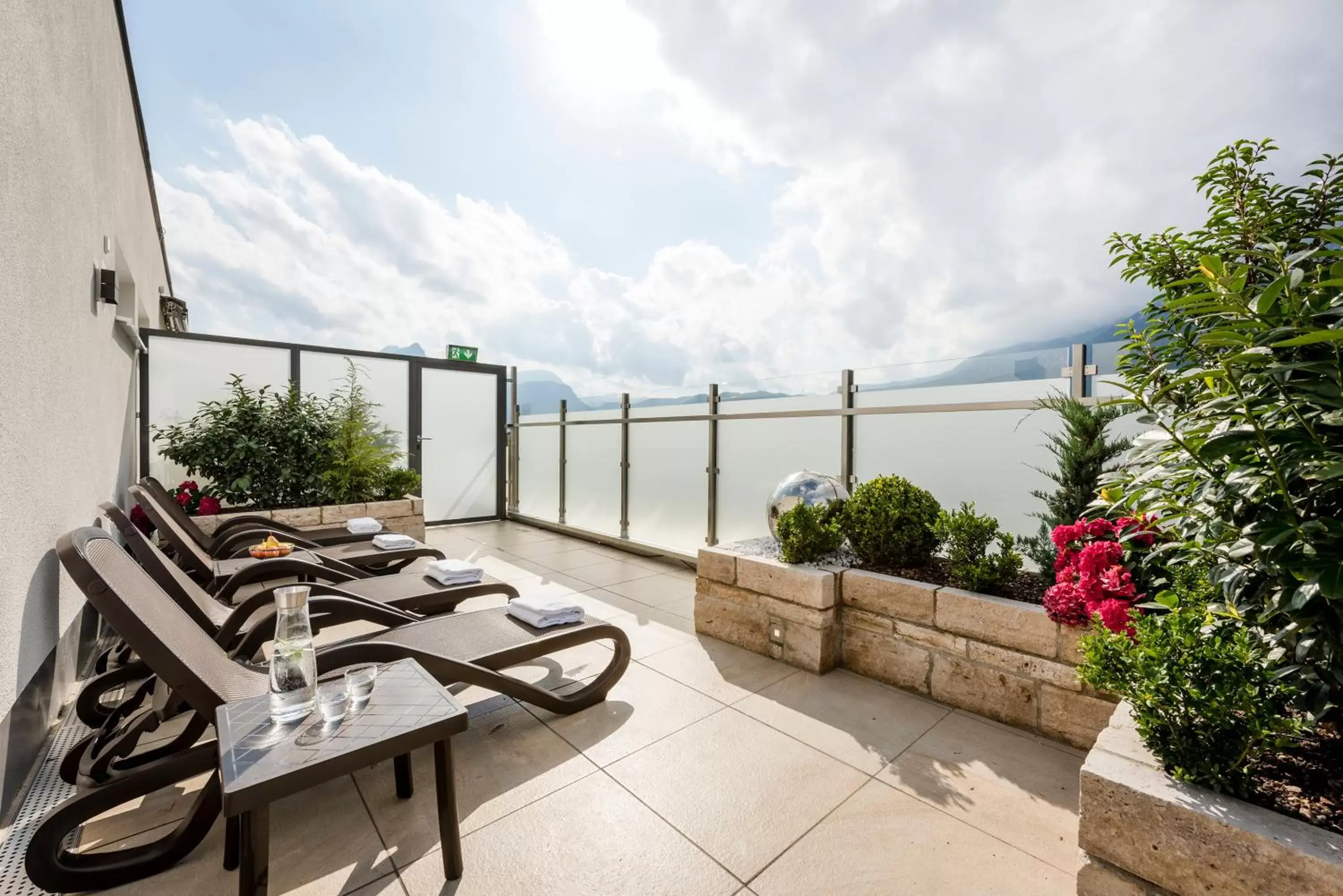 Sauna, Balcony/Terrace in AVALON Hotel Bad Reichenhall