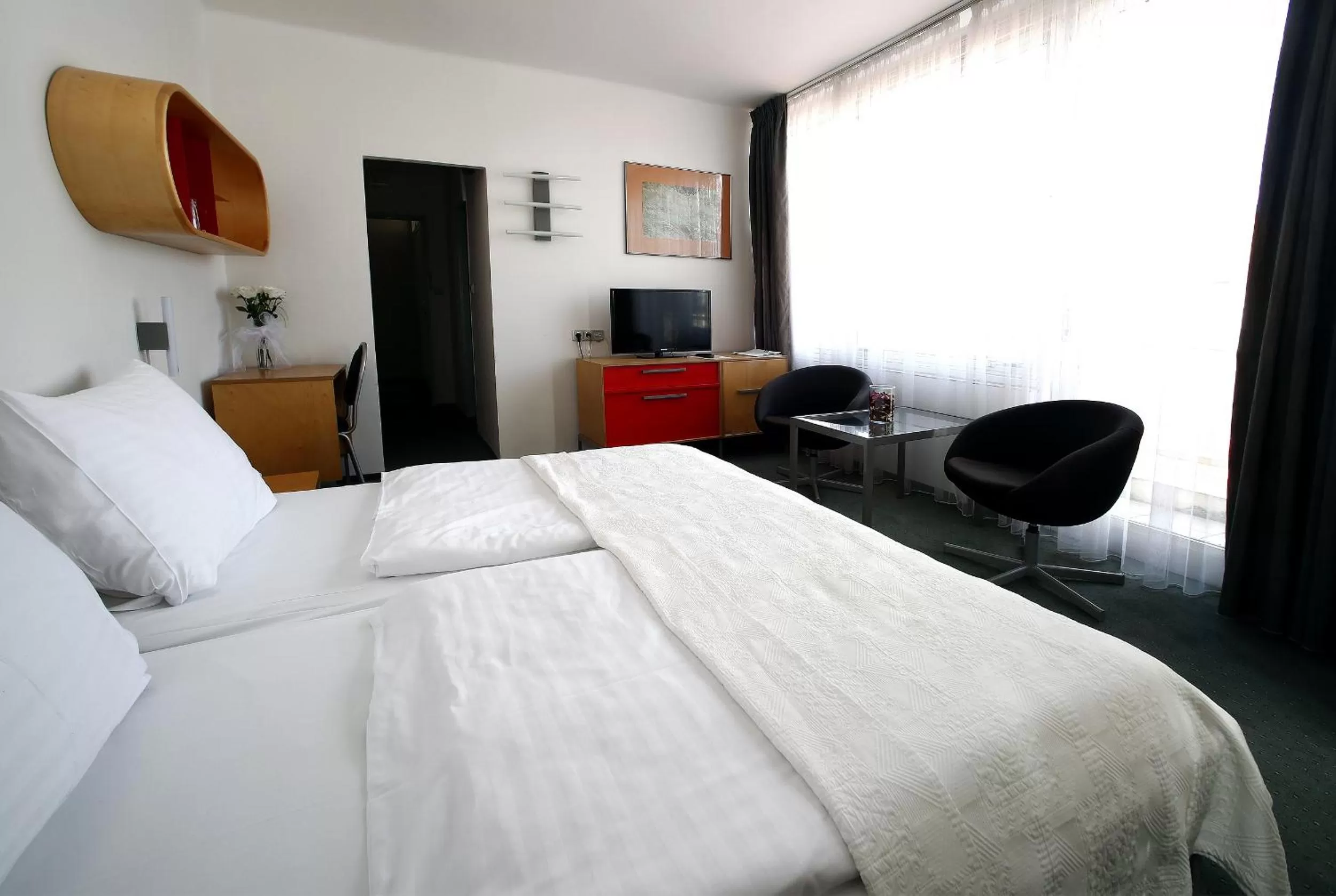 Bedroom, Bed in Hotel Central