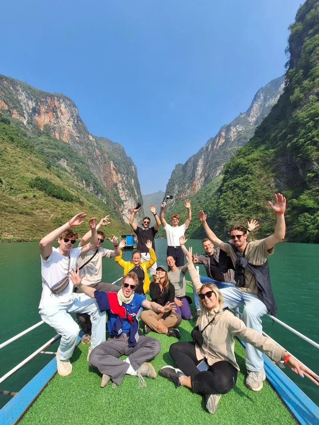 Family in Hanoi EcoStay hostel