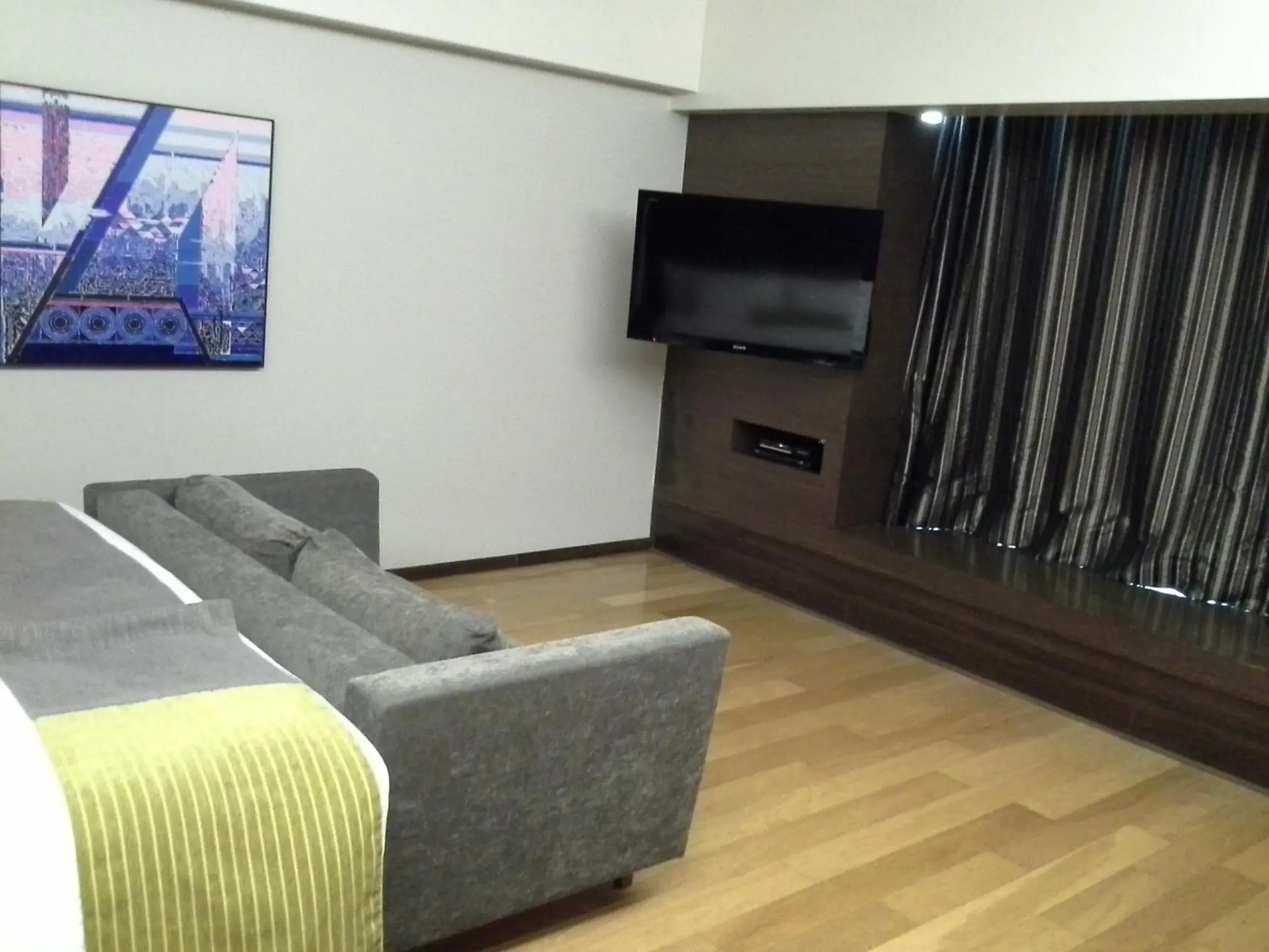 Seating area, TV/Entertainment Center in Svenska Design Hotel