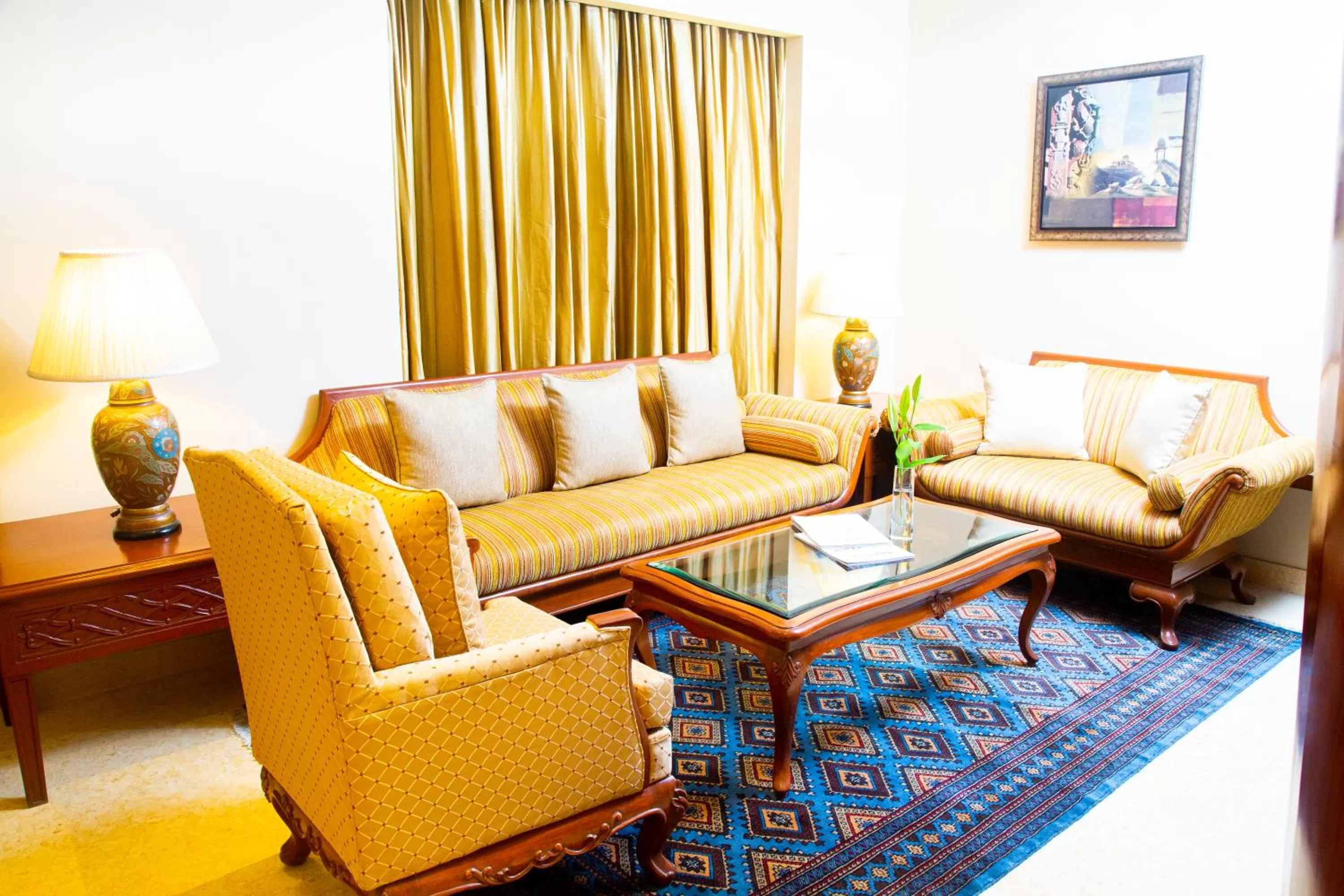 Living room in Taj Club House