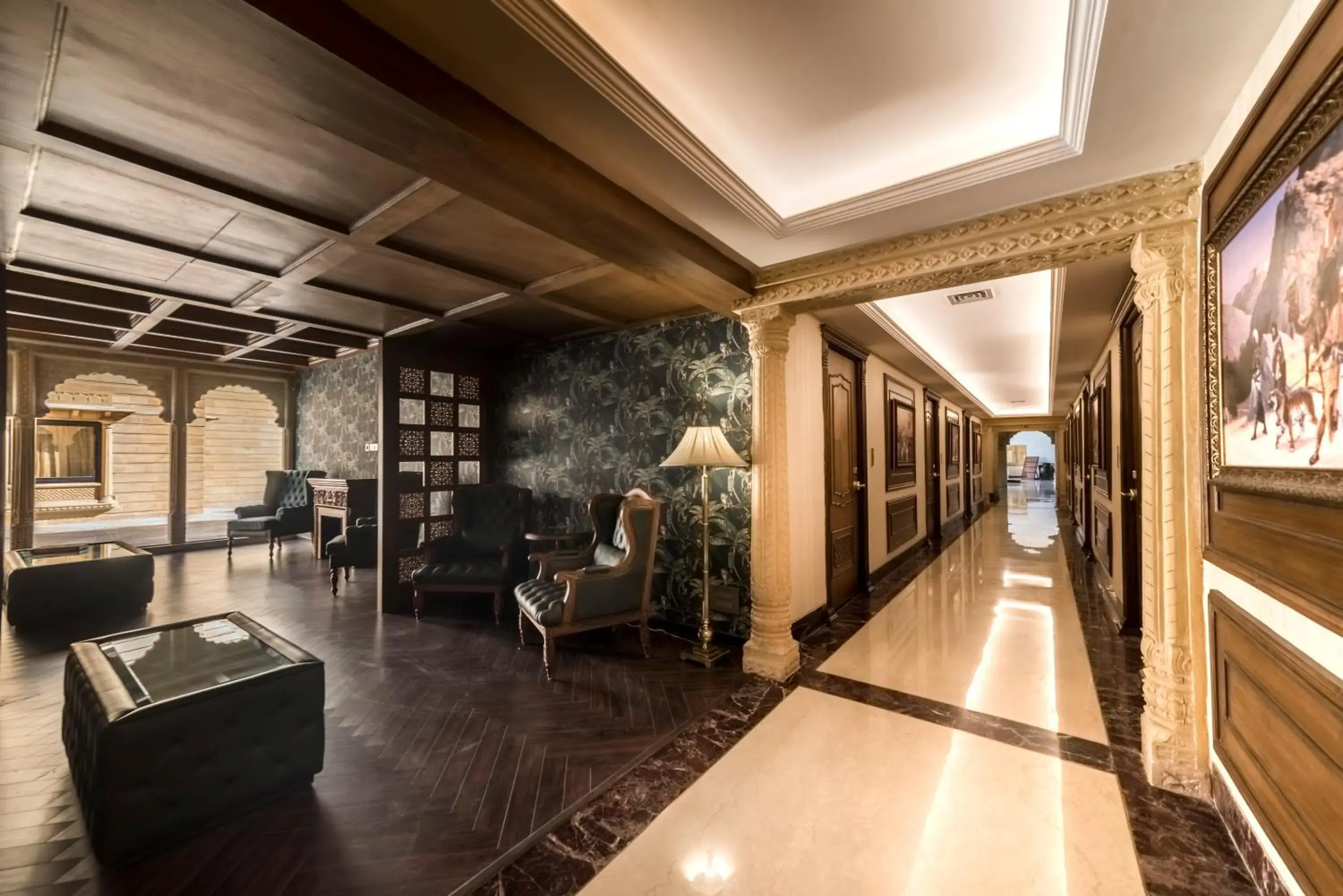 Lounge or bar, Lobby/Reception in Fort Rajwada