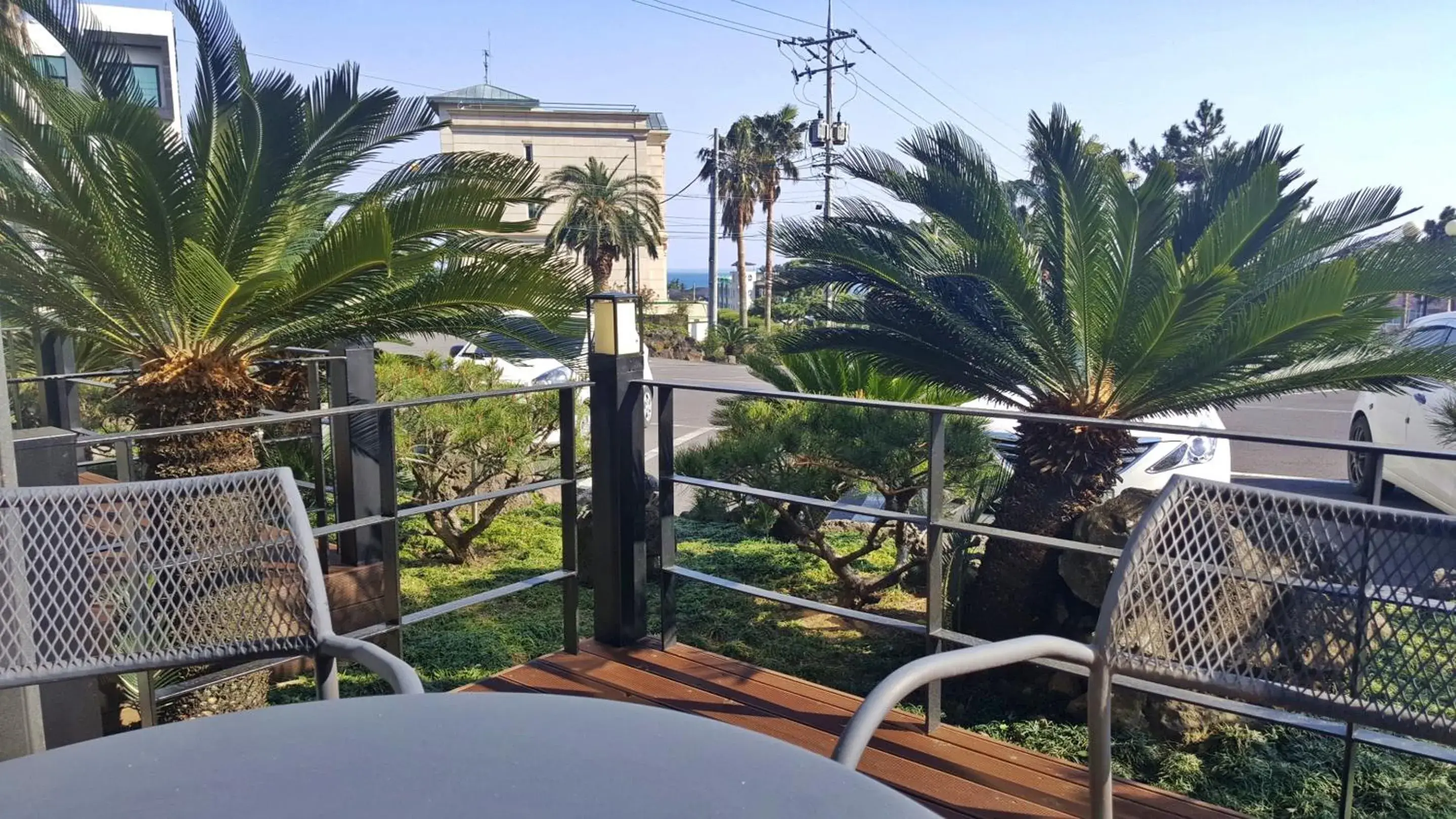Balcony/Terrace in Familia Hotel Jeju