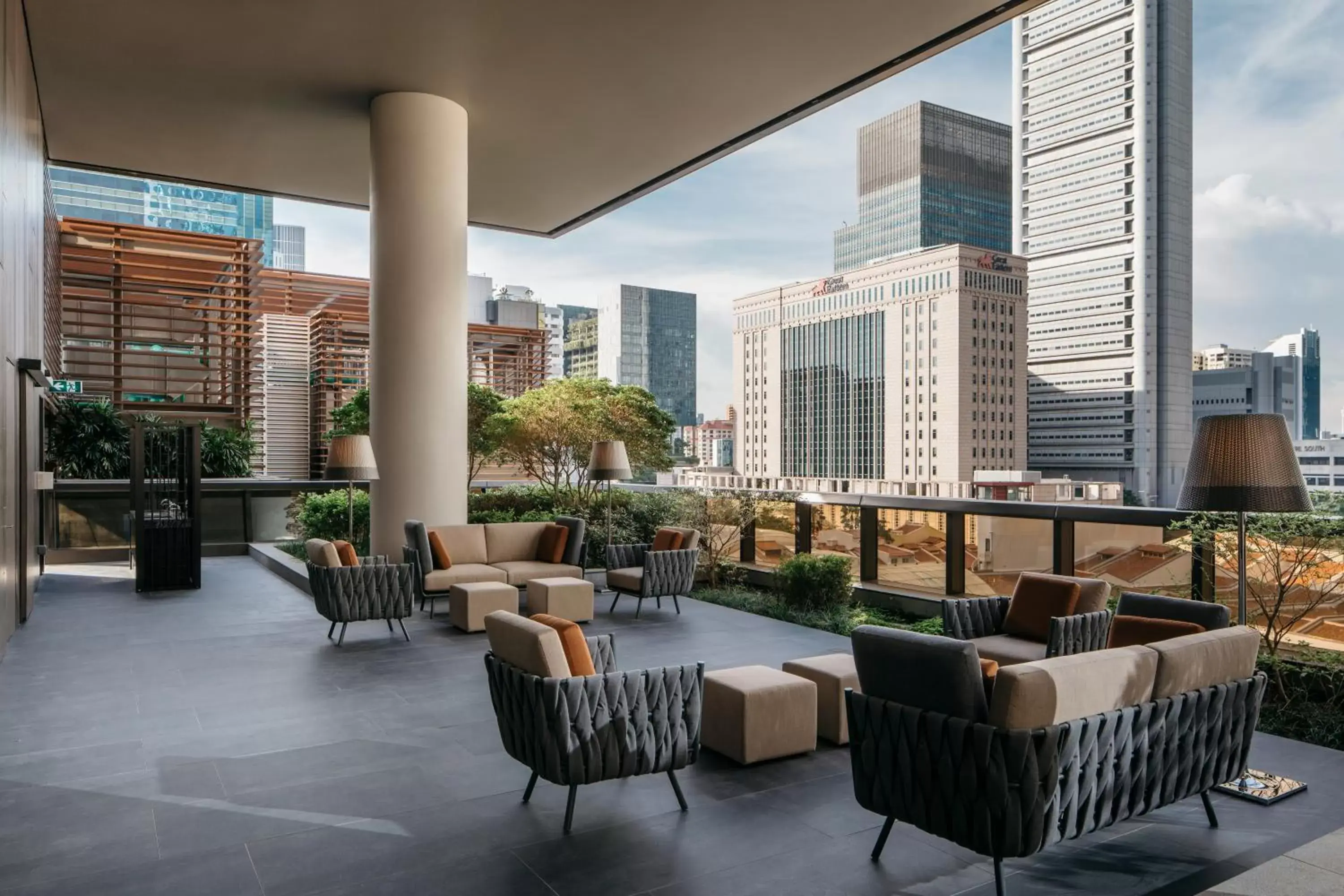 Balcony/Terrace in The Clan Hotel Singapore by Far East Hospitality