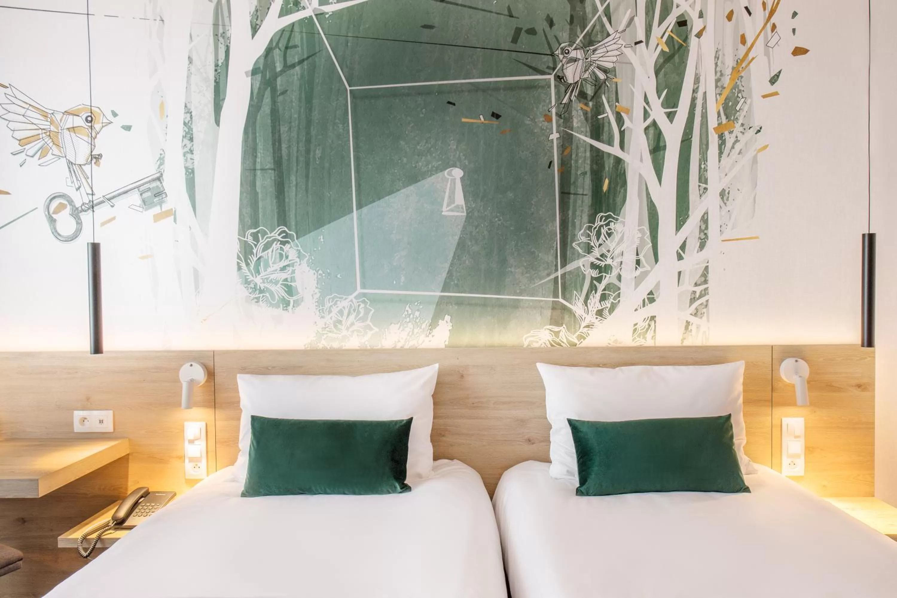 Bed in ibis Styles Kraków East