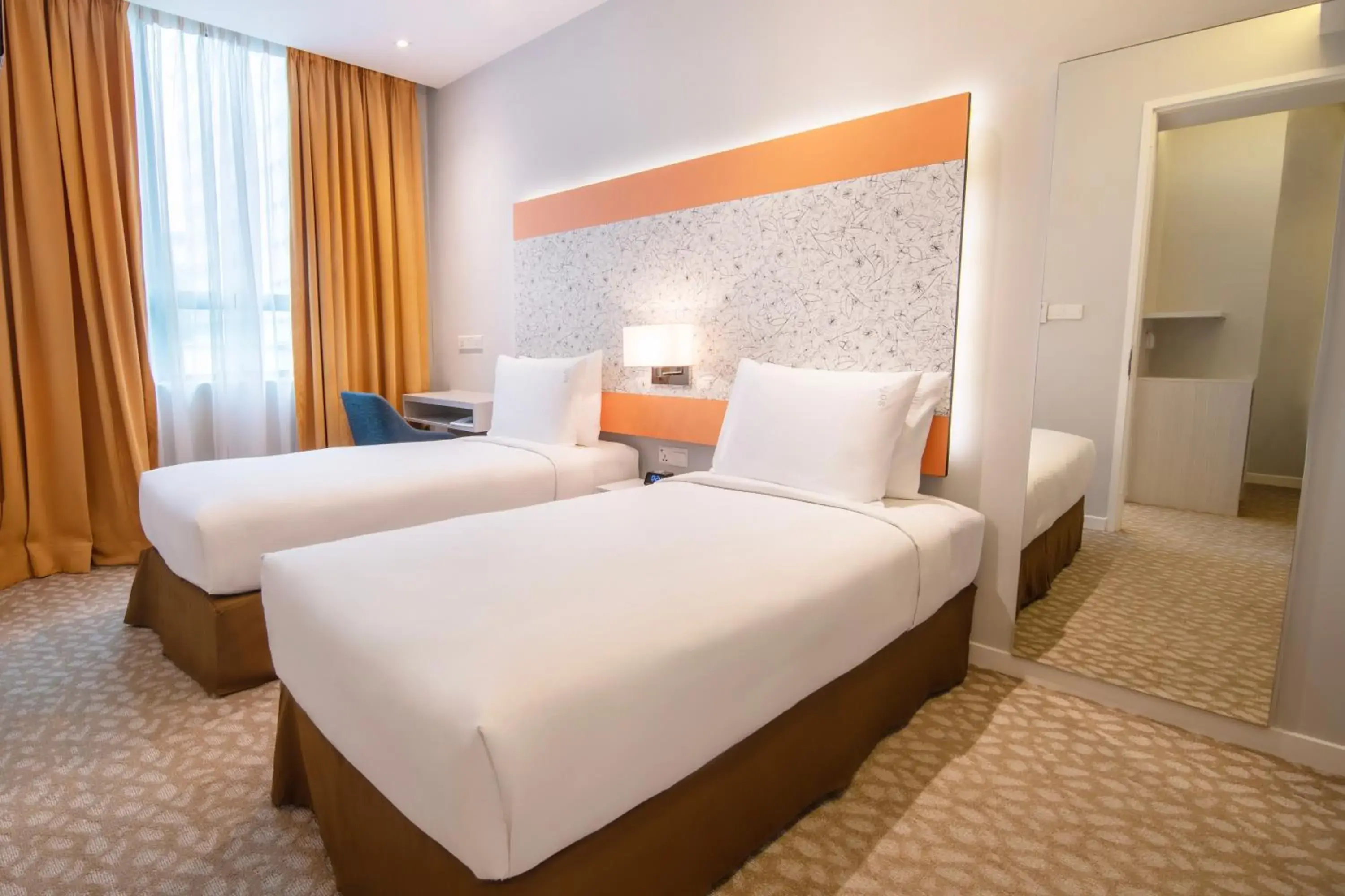 Bedroom, Bed in Holiday Inn Express & Suites Johor Bahru, an IHG Hotel