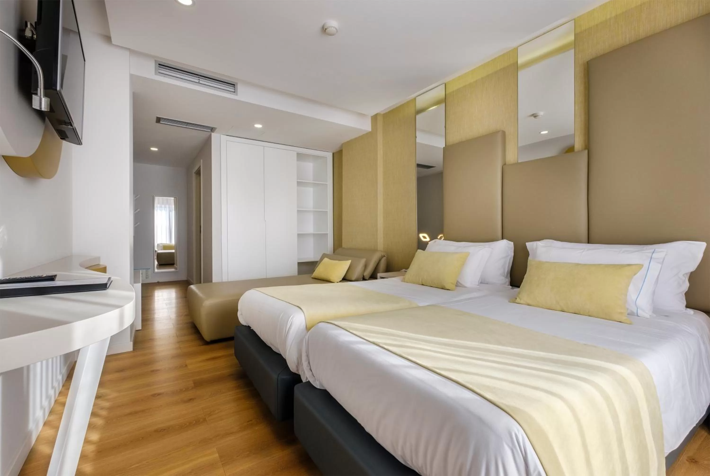 Decorative detail, Bed in Hotel Rosa Mística by Umbral