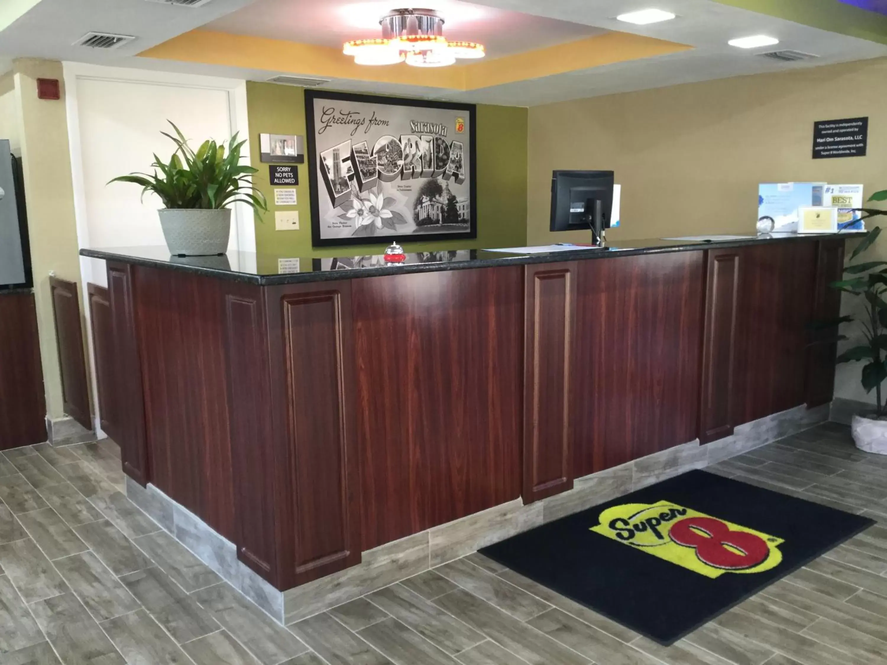 Lobby or reception, Lobby/Reception in Super 8 by Wyndham Sarasota Near Siesta Key