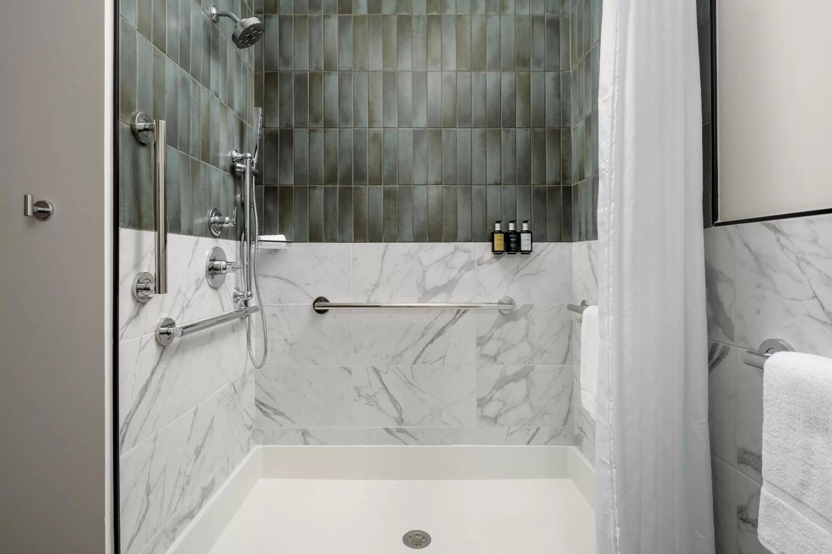 Shower in Origin Austin, a Wyndham Hotel