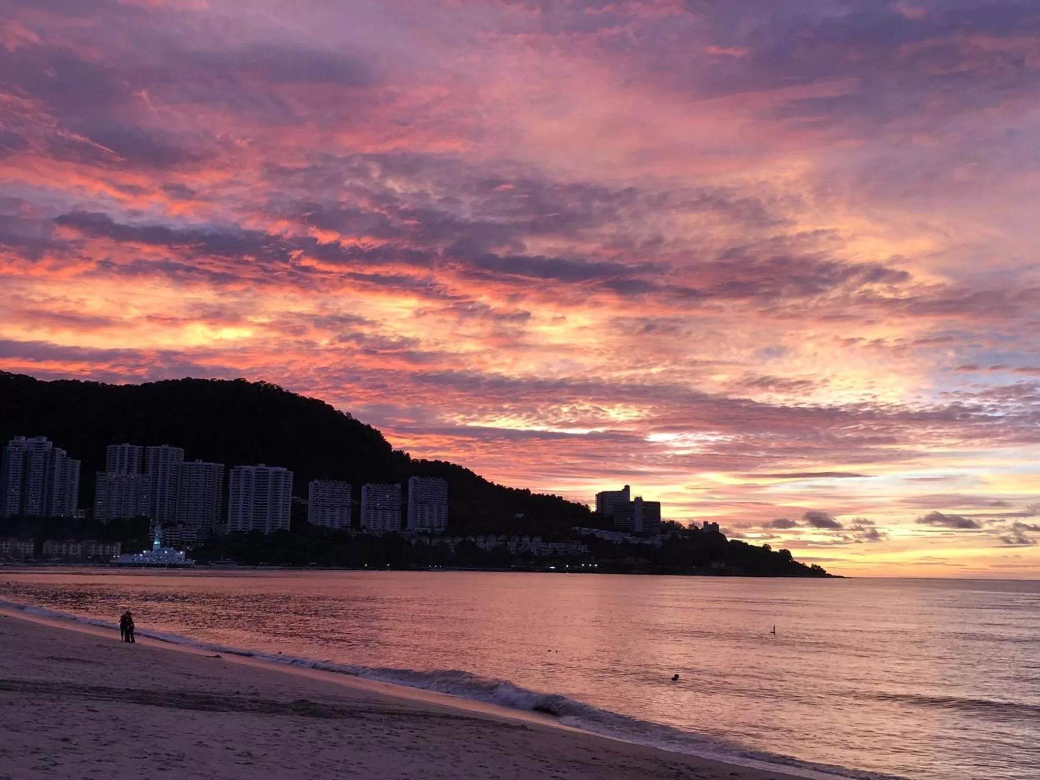 Sunset, Sunrise/Sunset in Seaview Suite at Rainbow Paradise